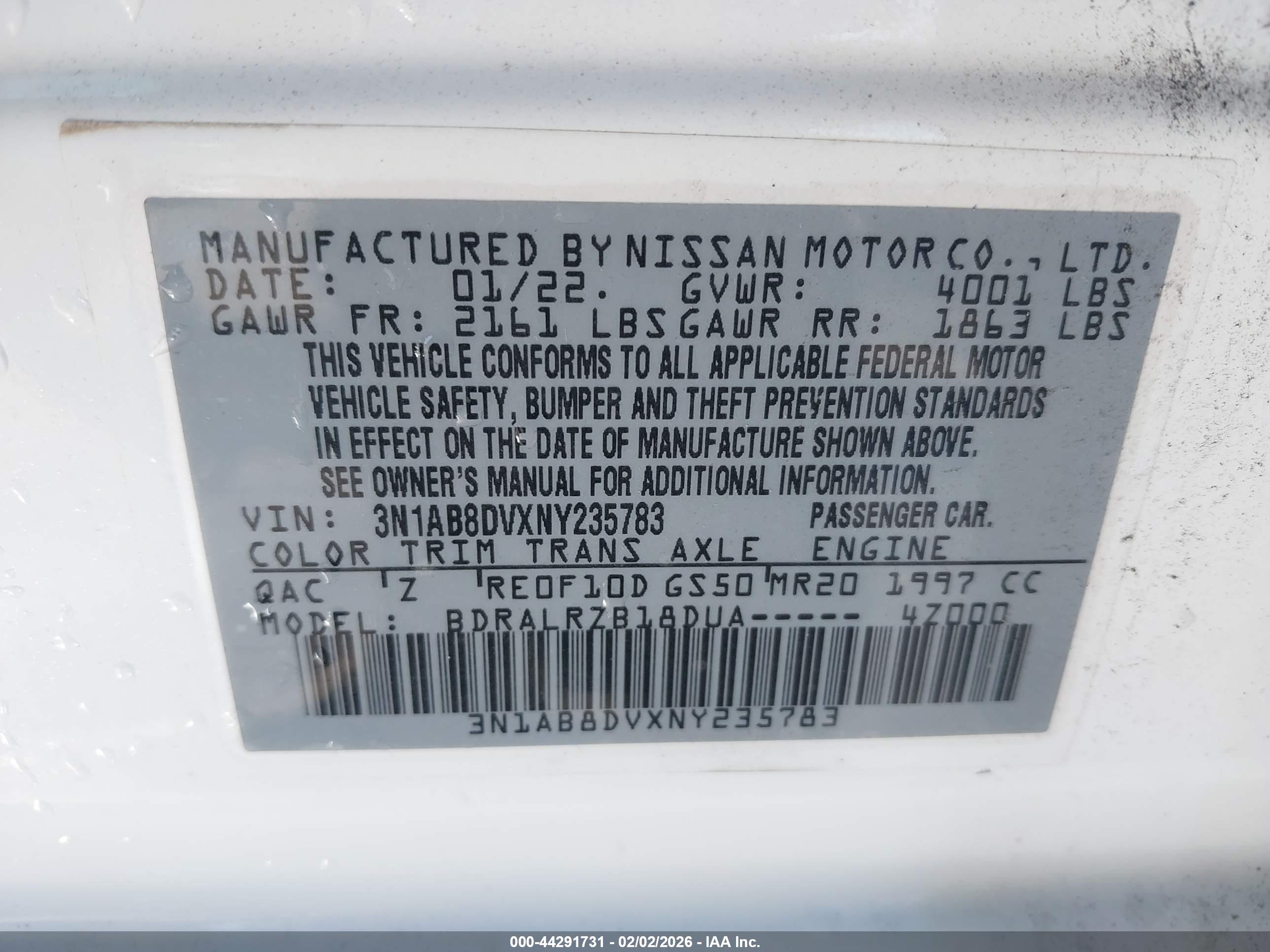 NISSAN SENTRA image 9