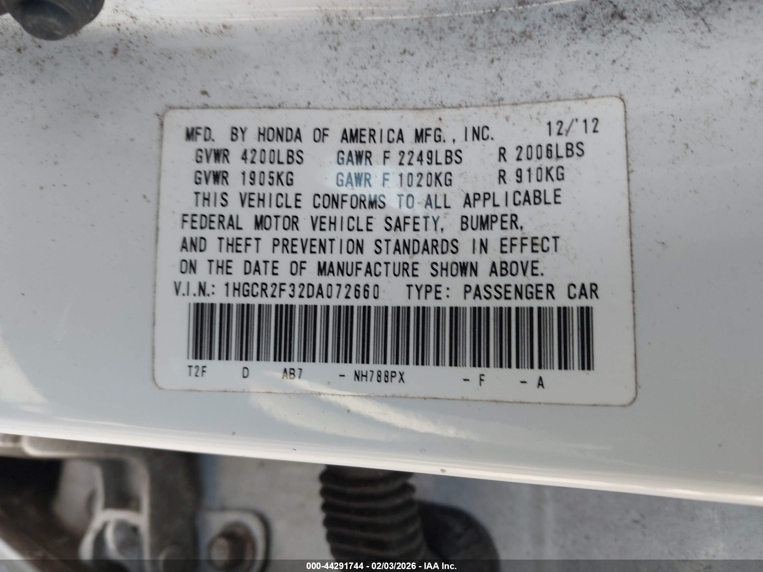 HONDA ACCORD image 9