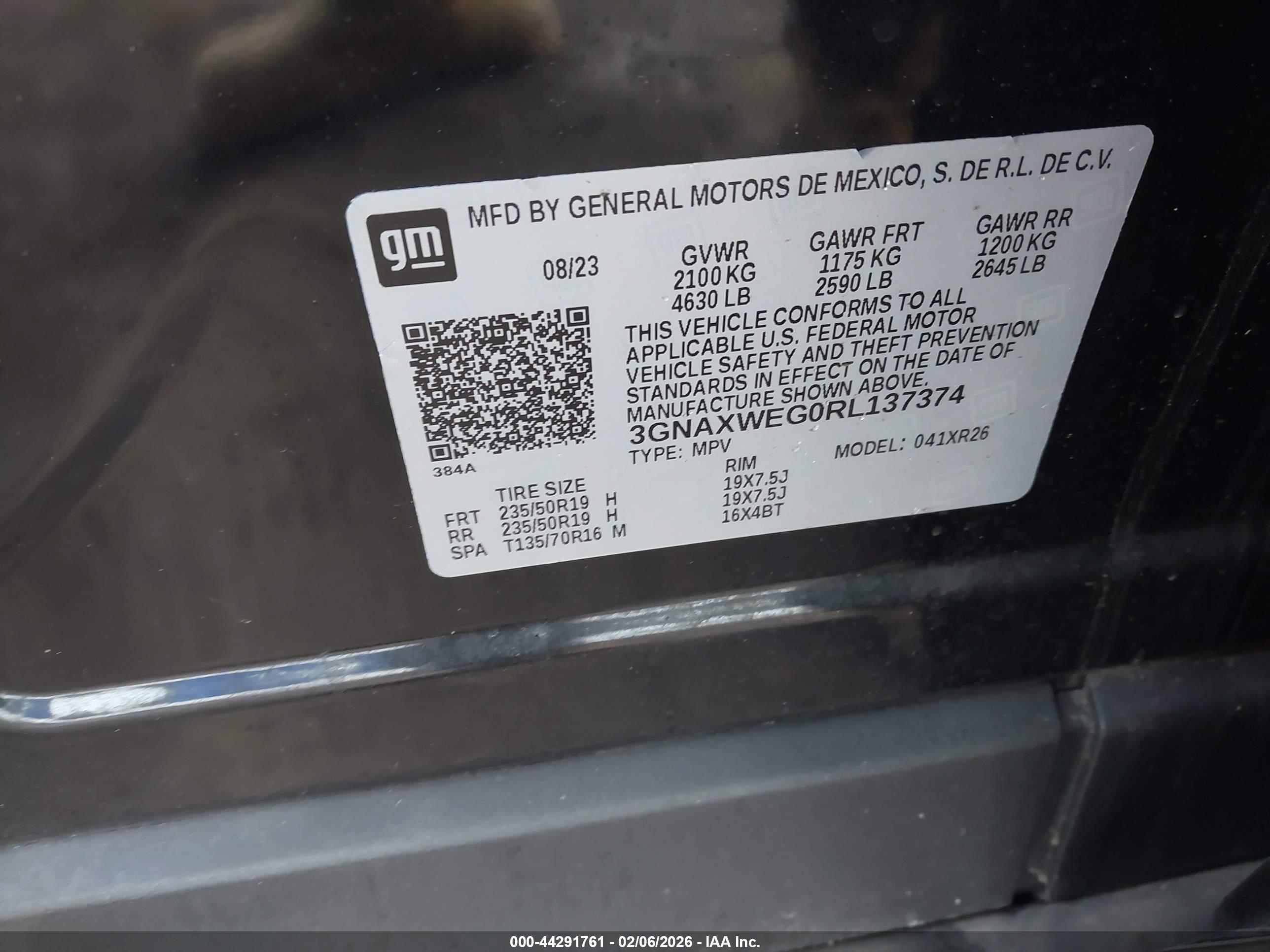 CHEVROLET EQUINOX image 9