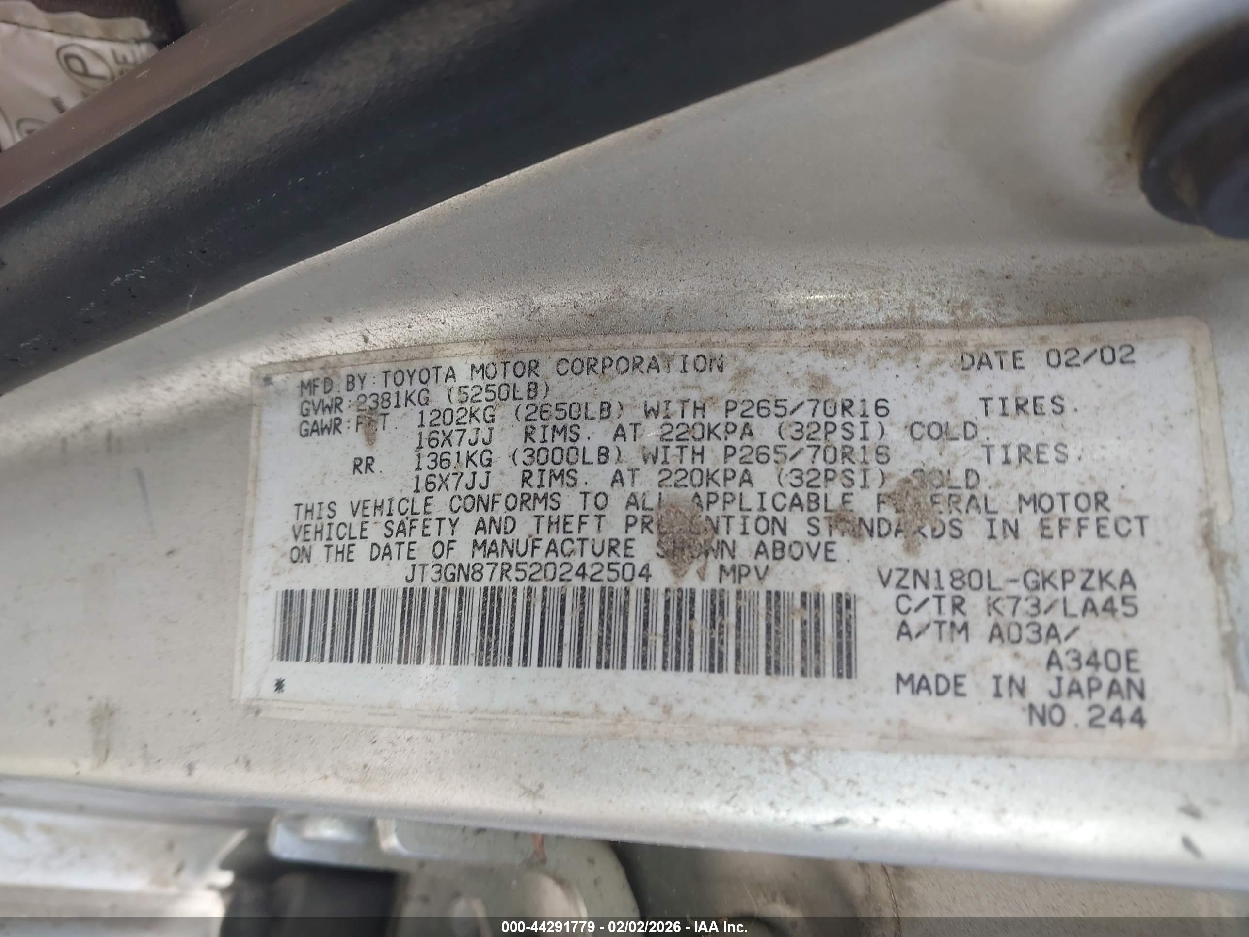 TOYOTA 4RUNNER image 9