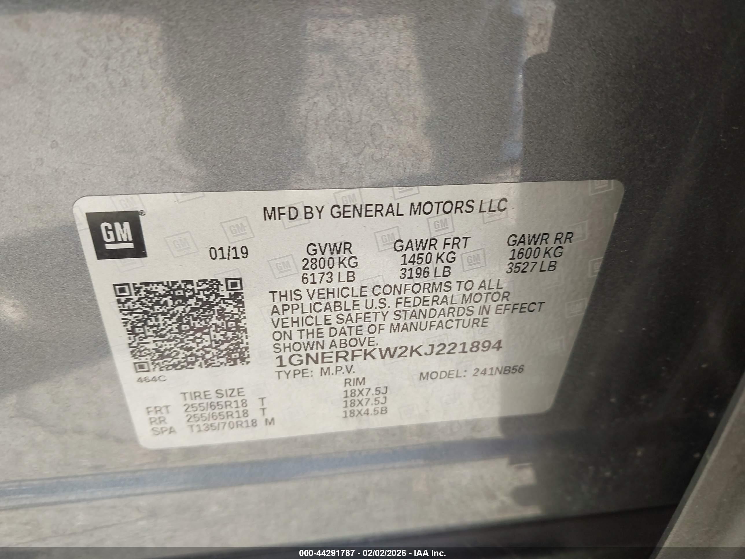 CHEVROLET TRAVERSE image 9