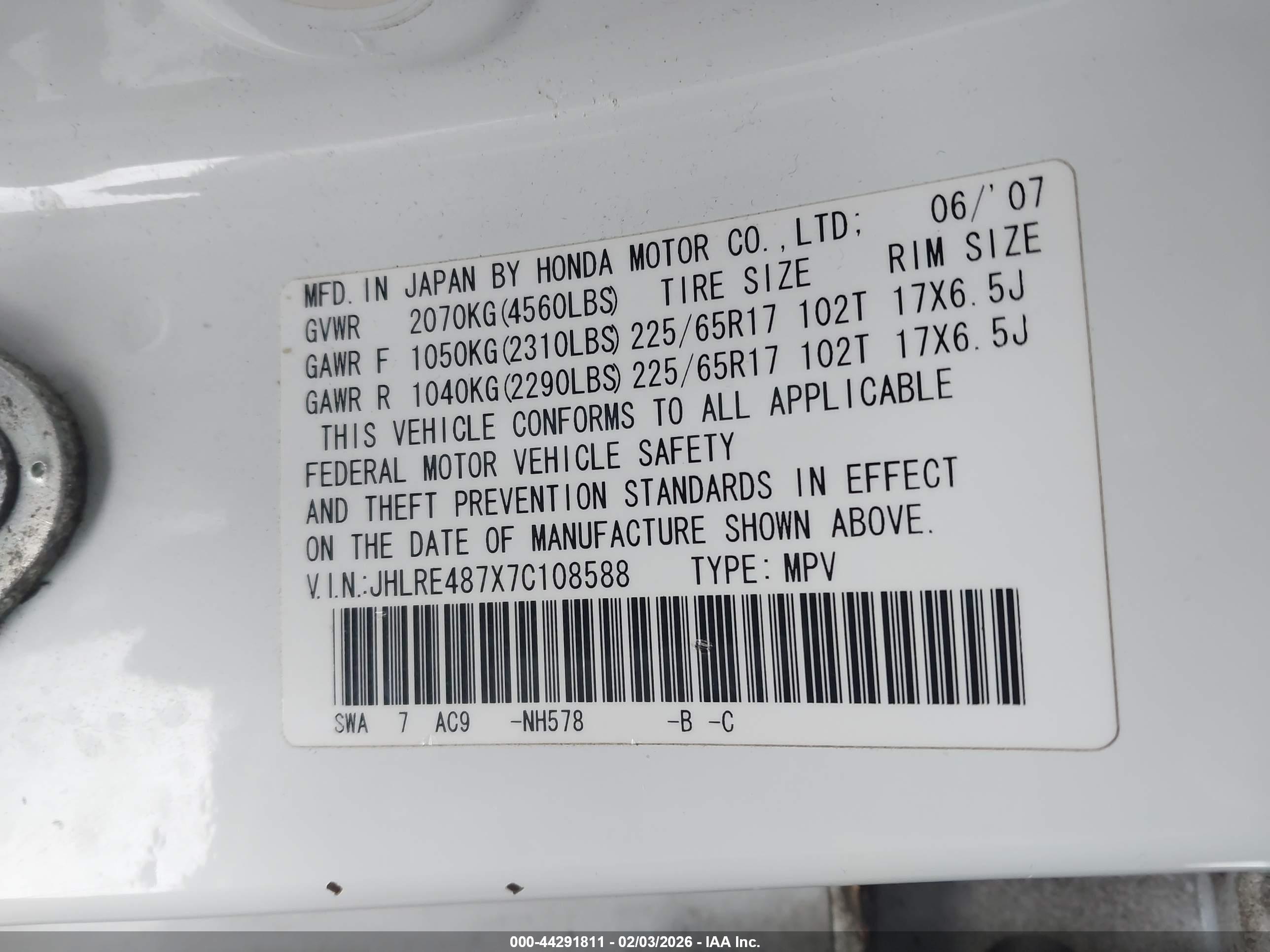 HONDA CR-V image 9