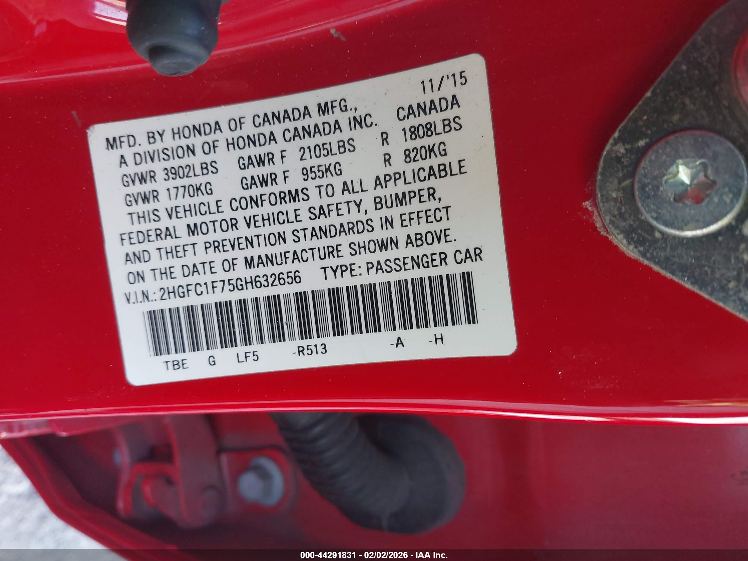 HONDA CIVIC image 9