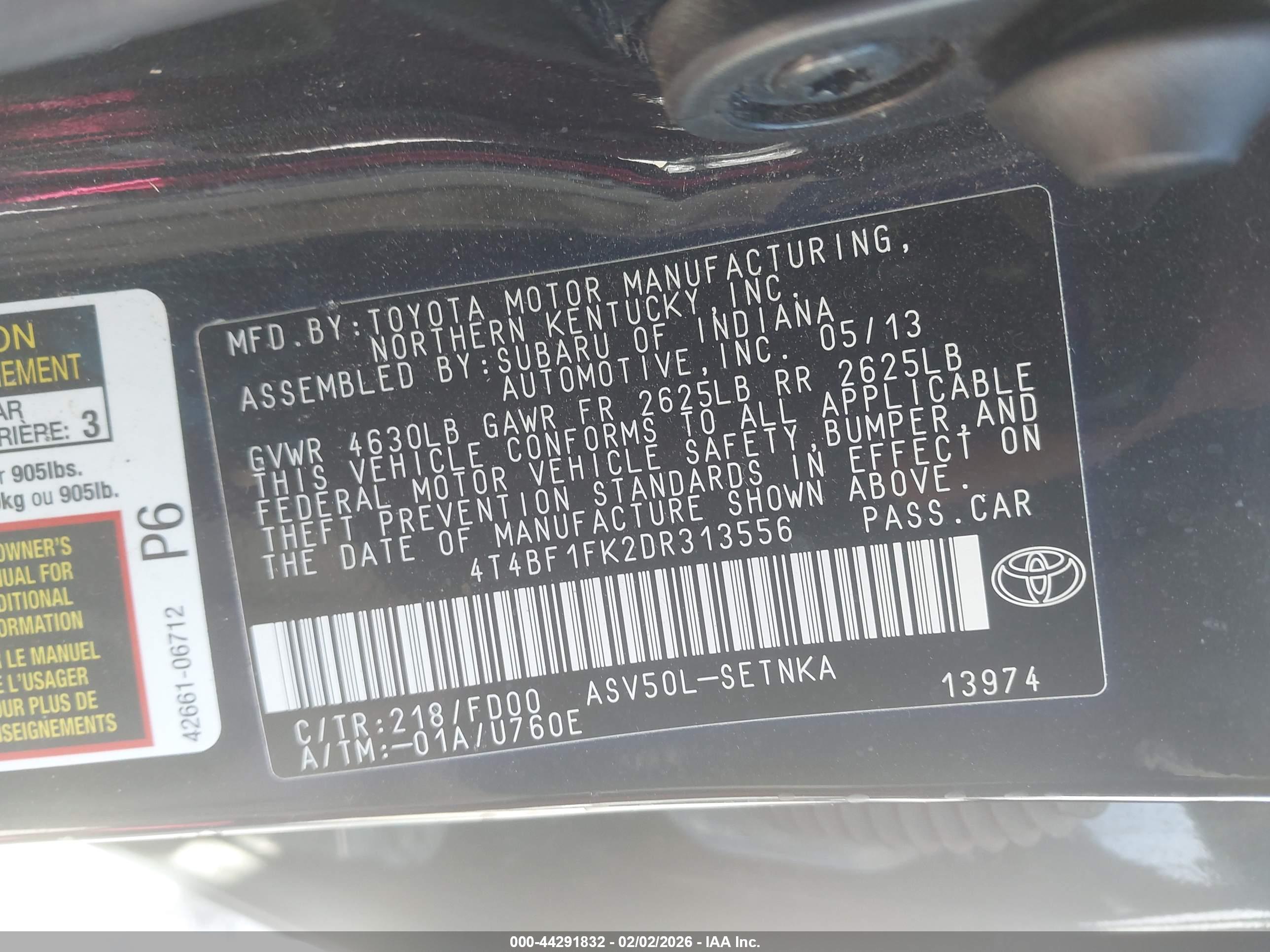 TOYOTA CAMRY image 9
