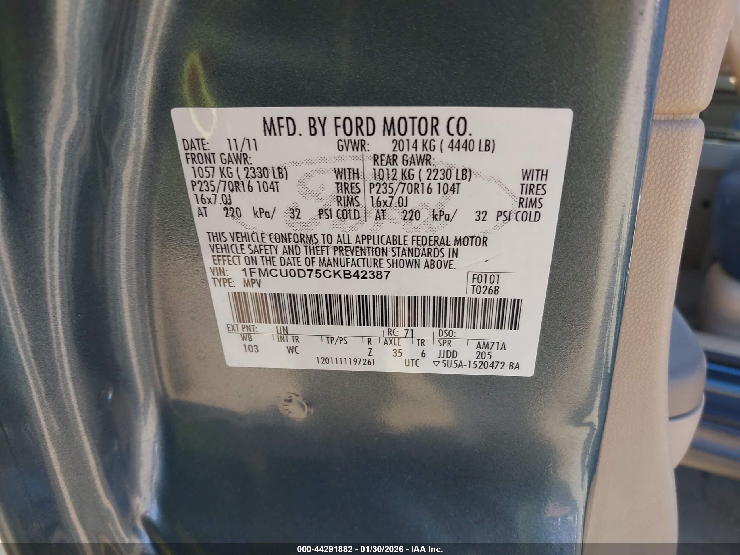 FORD ESCAPE image 9
