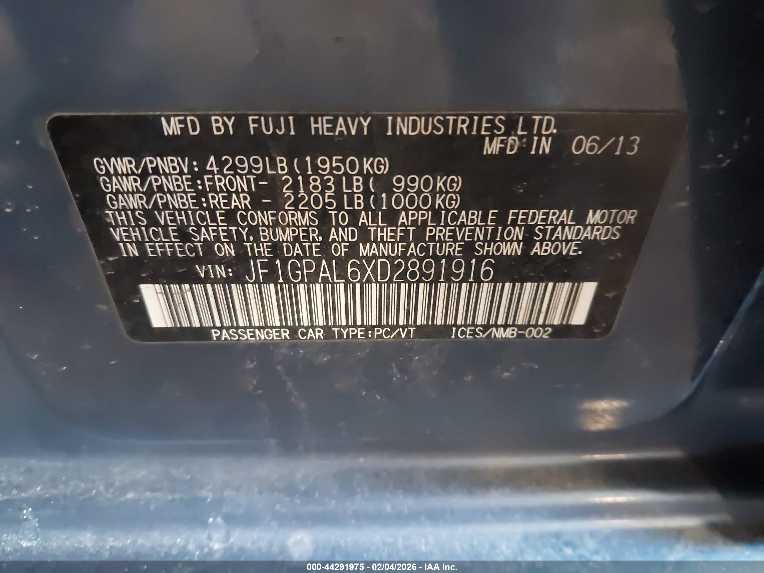 SUBARU IMPREZA image 9