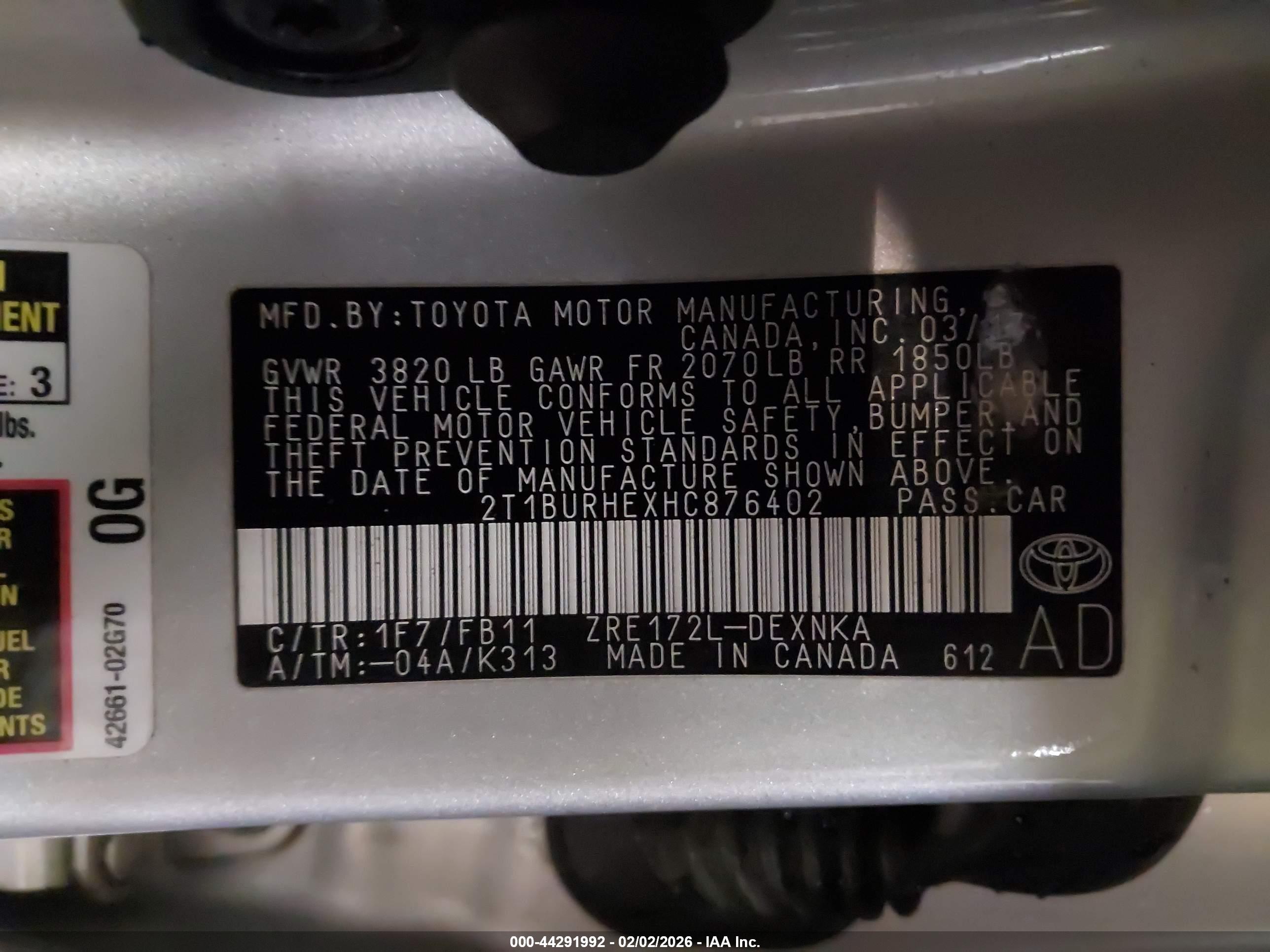 TOYOTA COROLLA image 9
