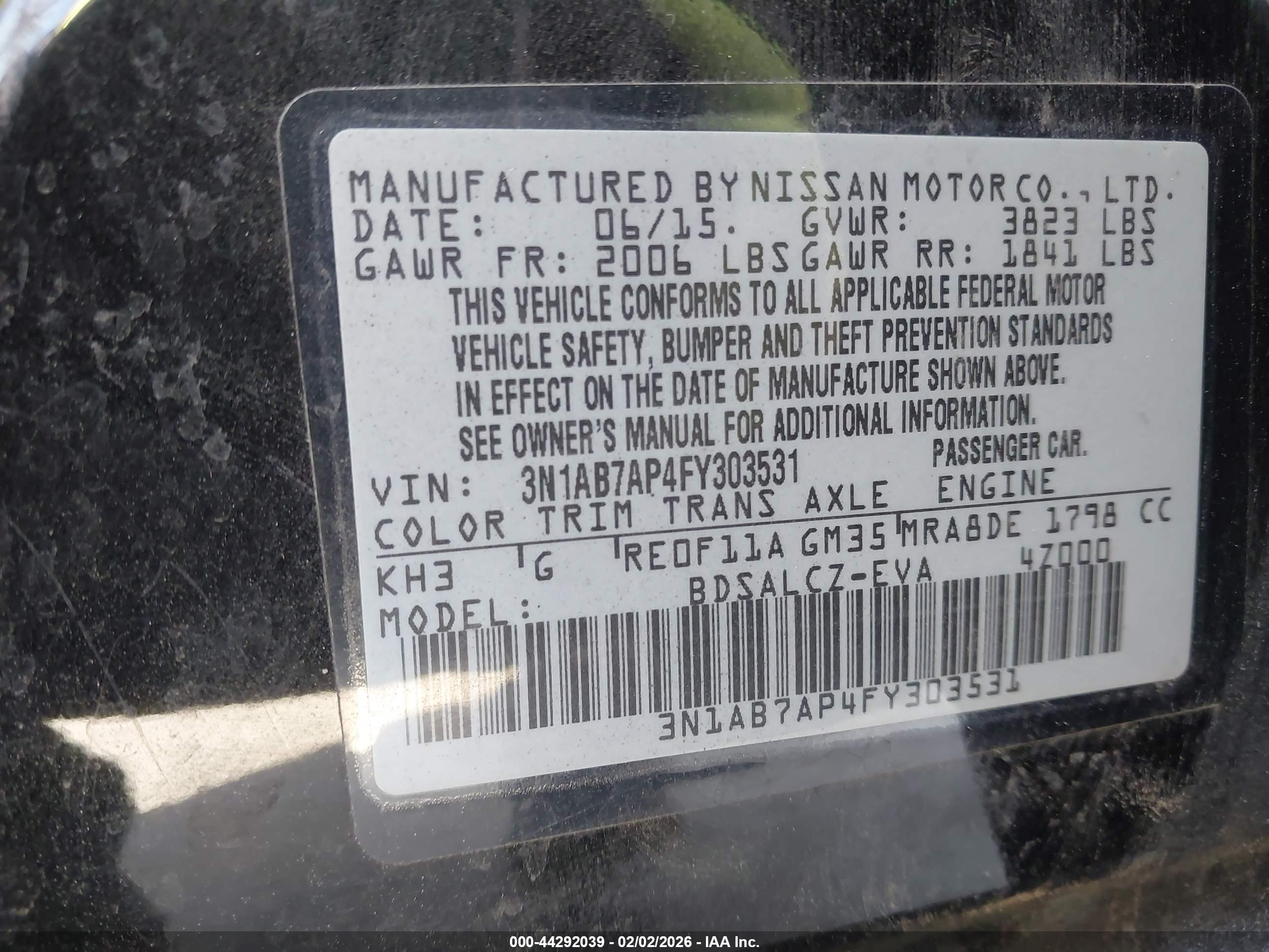 NISSAN SENTRA image 9