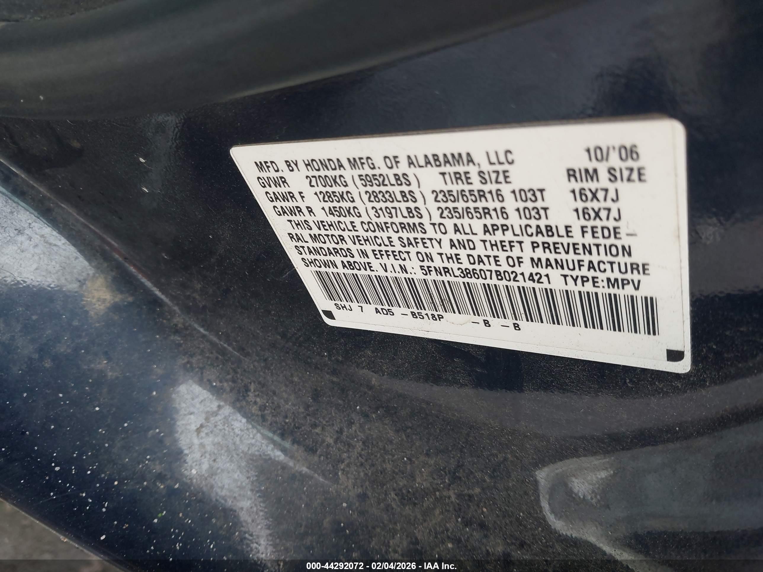 HONDA ODYSSEY image 9