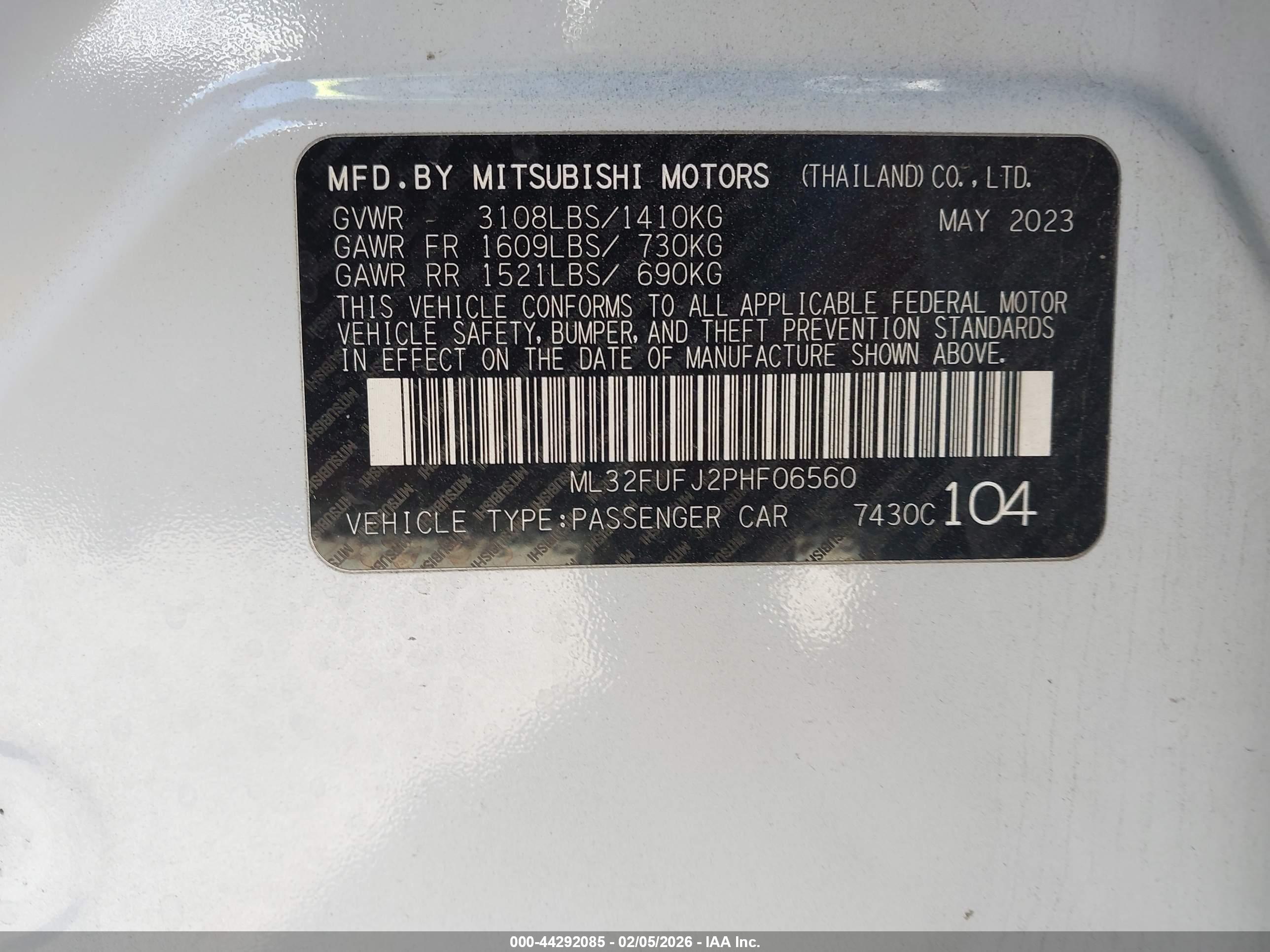 MITSUBISHI MIRAGE image 9