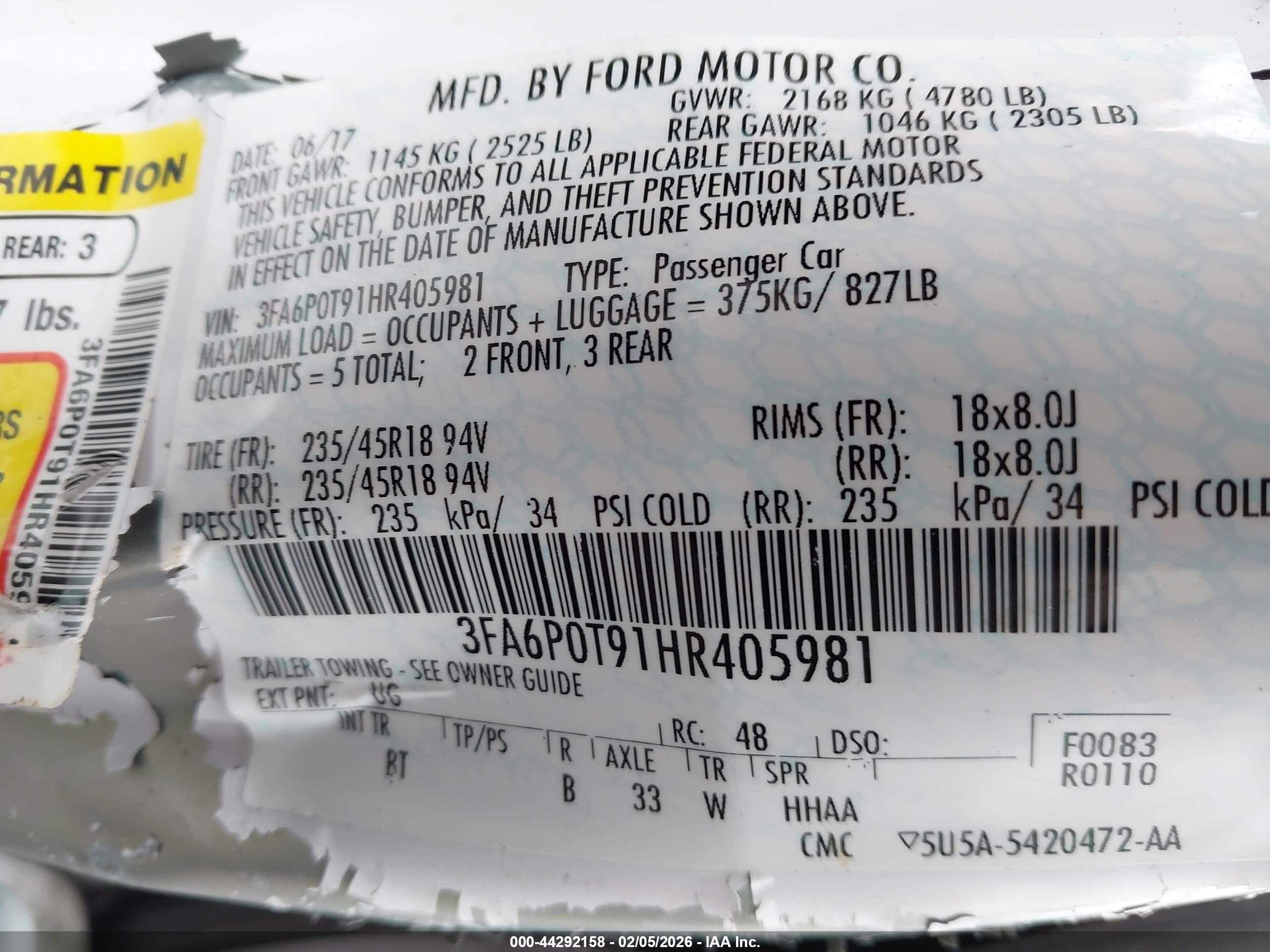 FORD FUSION image 9