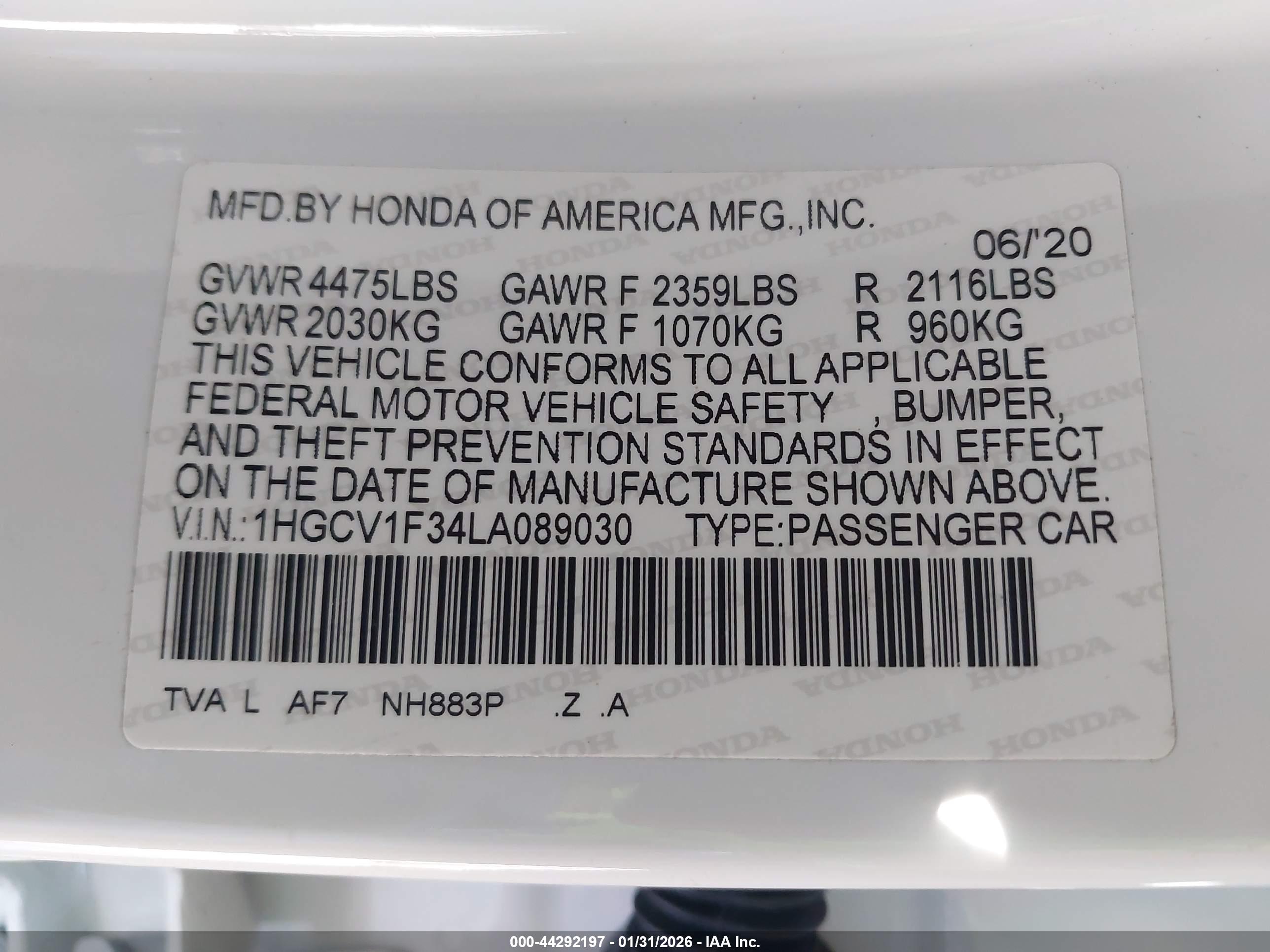 HONDA ACCORD image 9