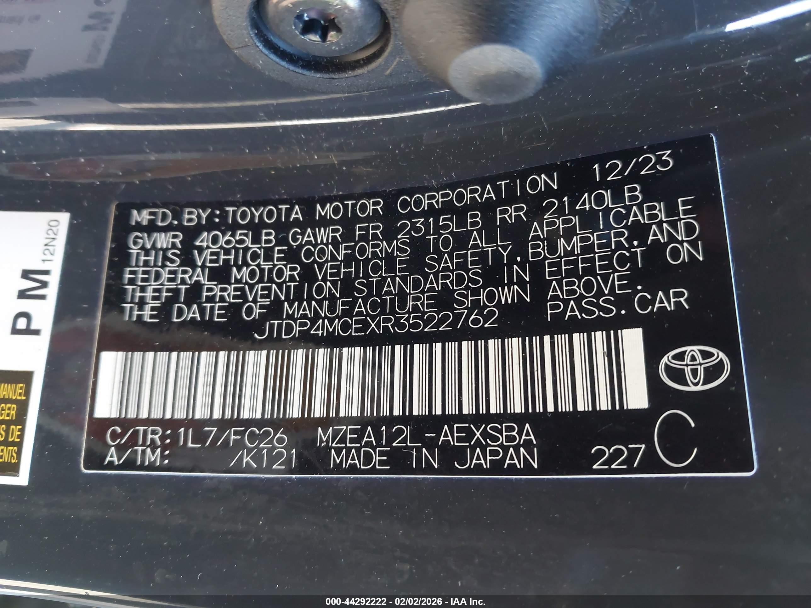 TOYOTA COROLLA image 9