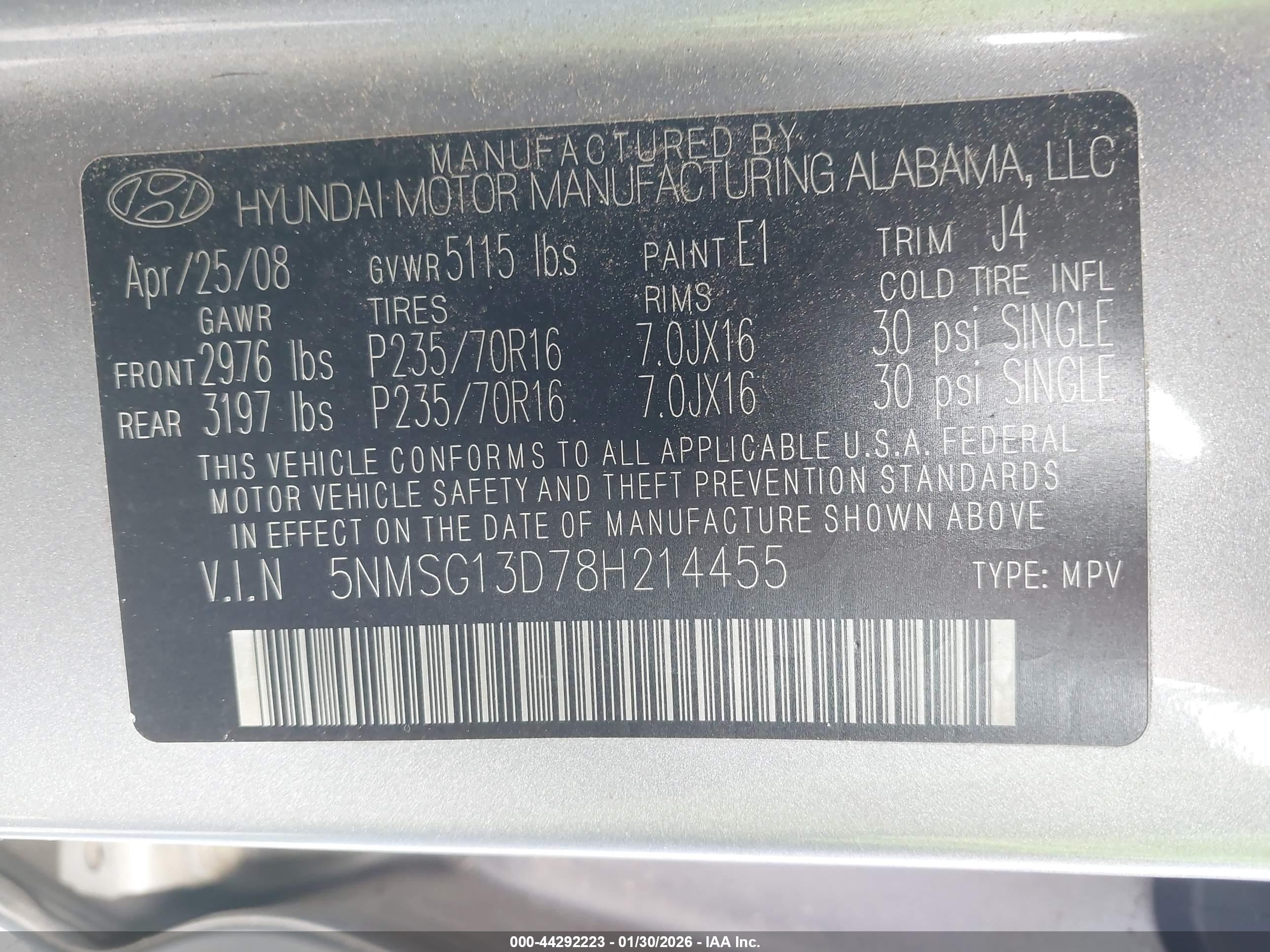 HYUNDAI SANTA image 9
