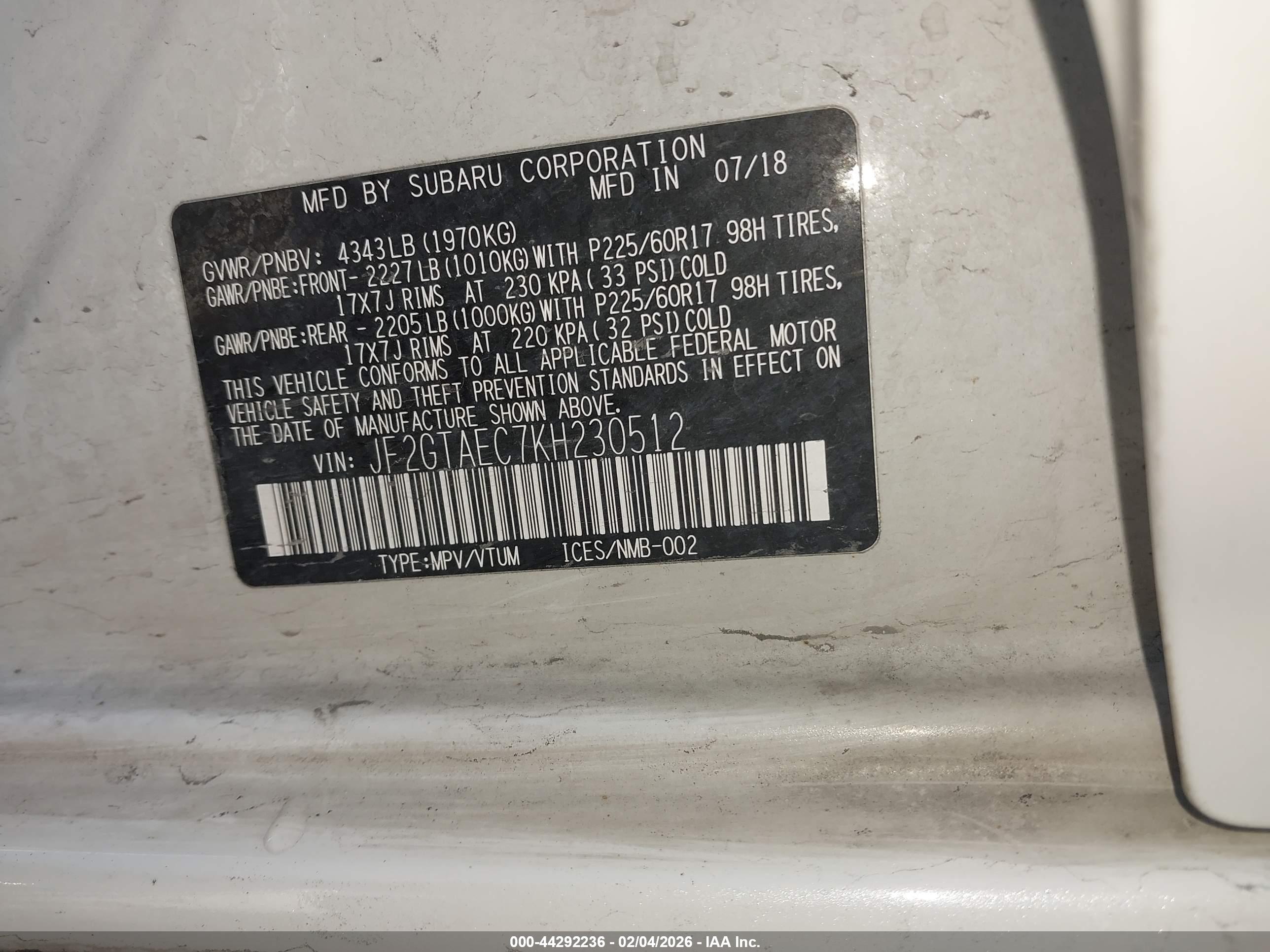 SUBARU CROSSTREK image 9