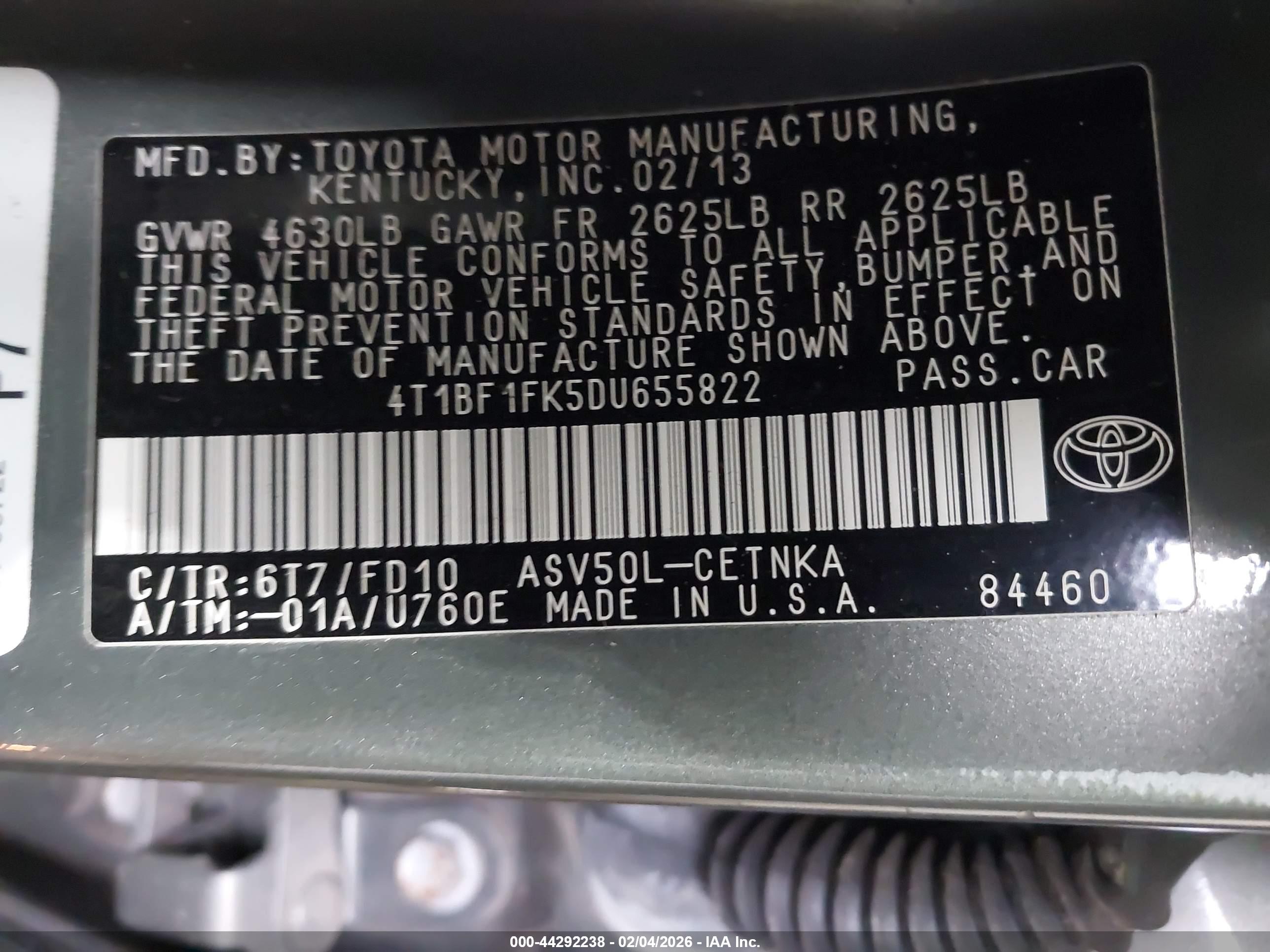 TOYOTA CAMRY image 9