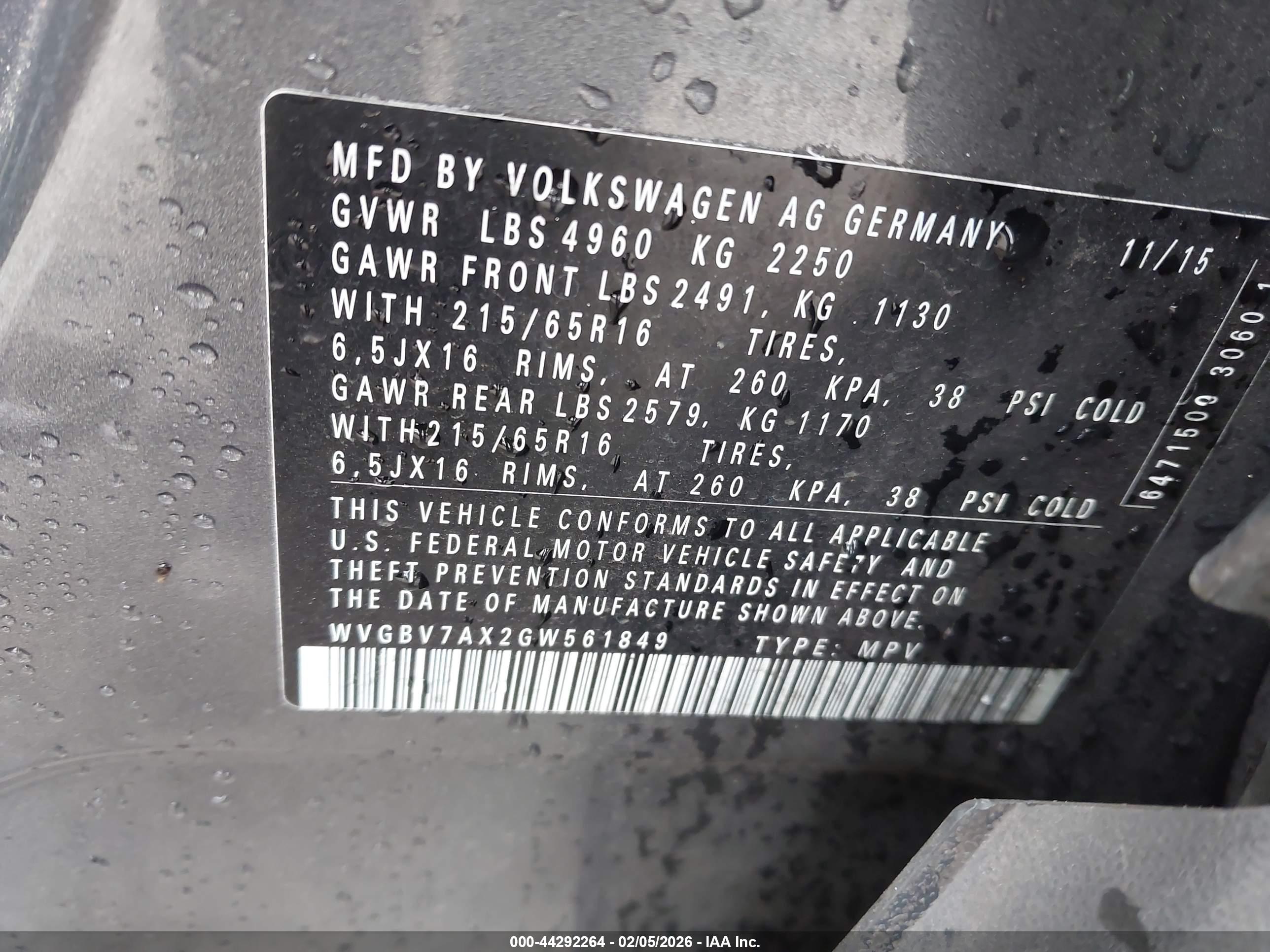 VOLKSWAGEN TIGUAN image 9
