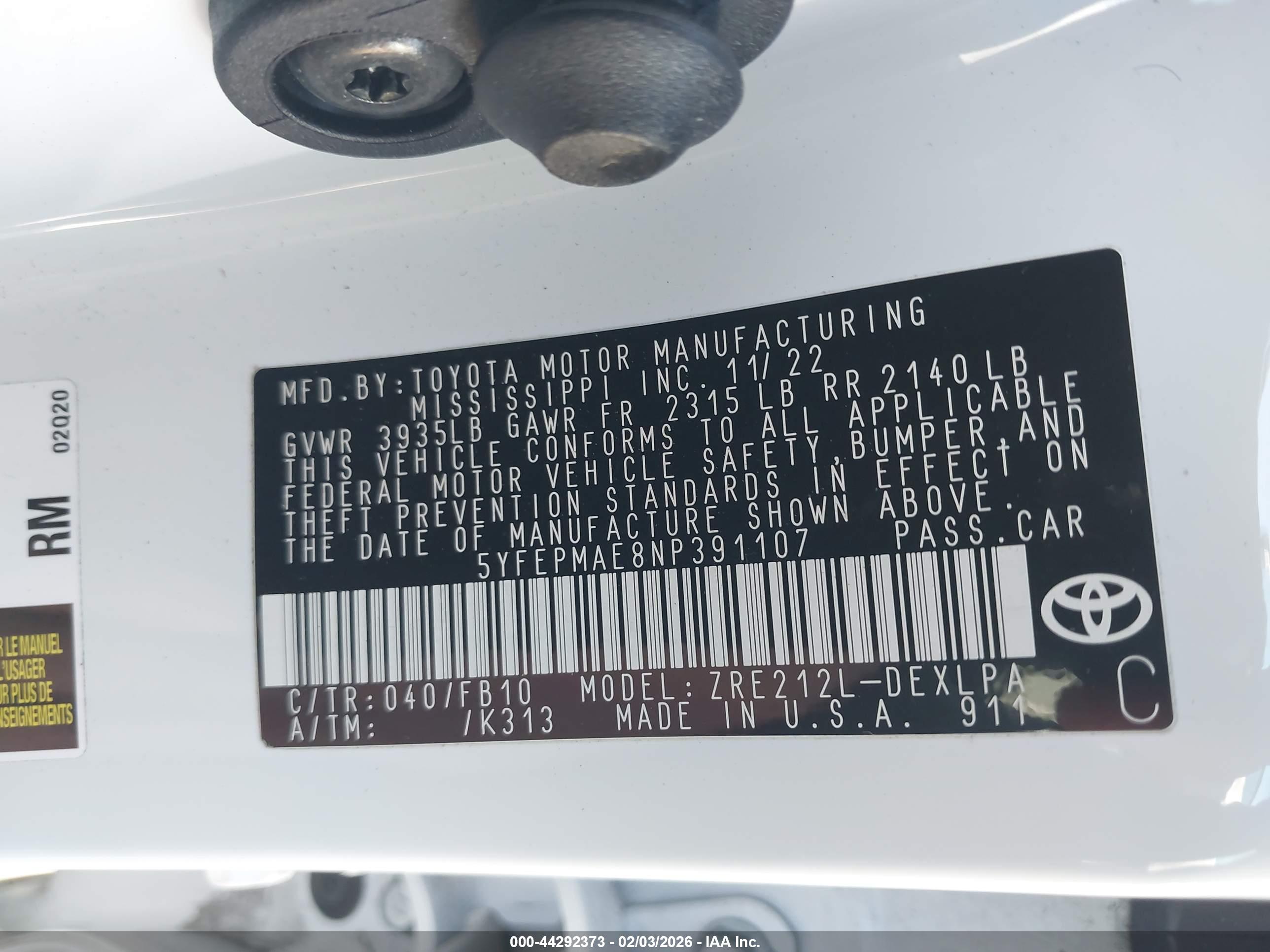 TOYOTA COROLLA image 9