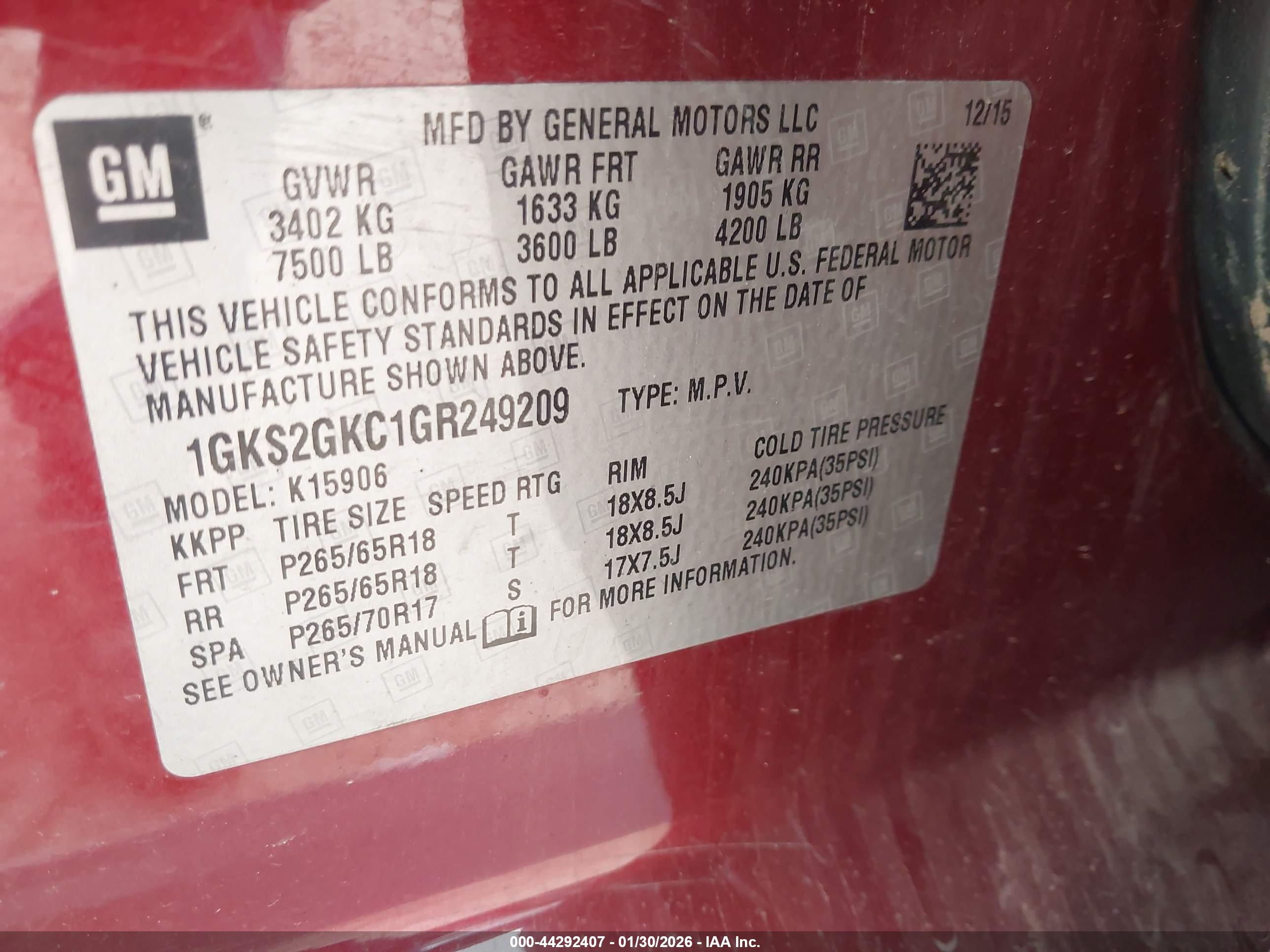 GMC YUKON image 9