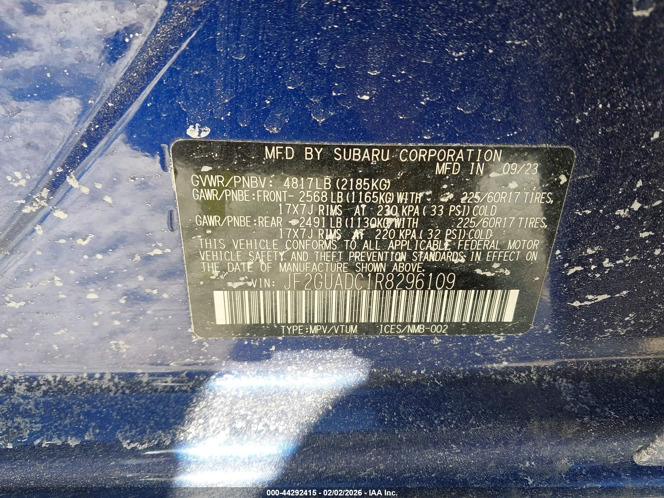SUBARU CROSSTREK image 9