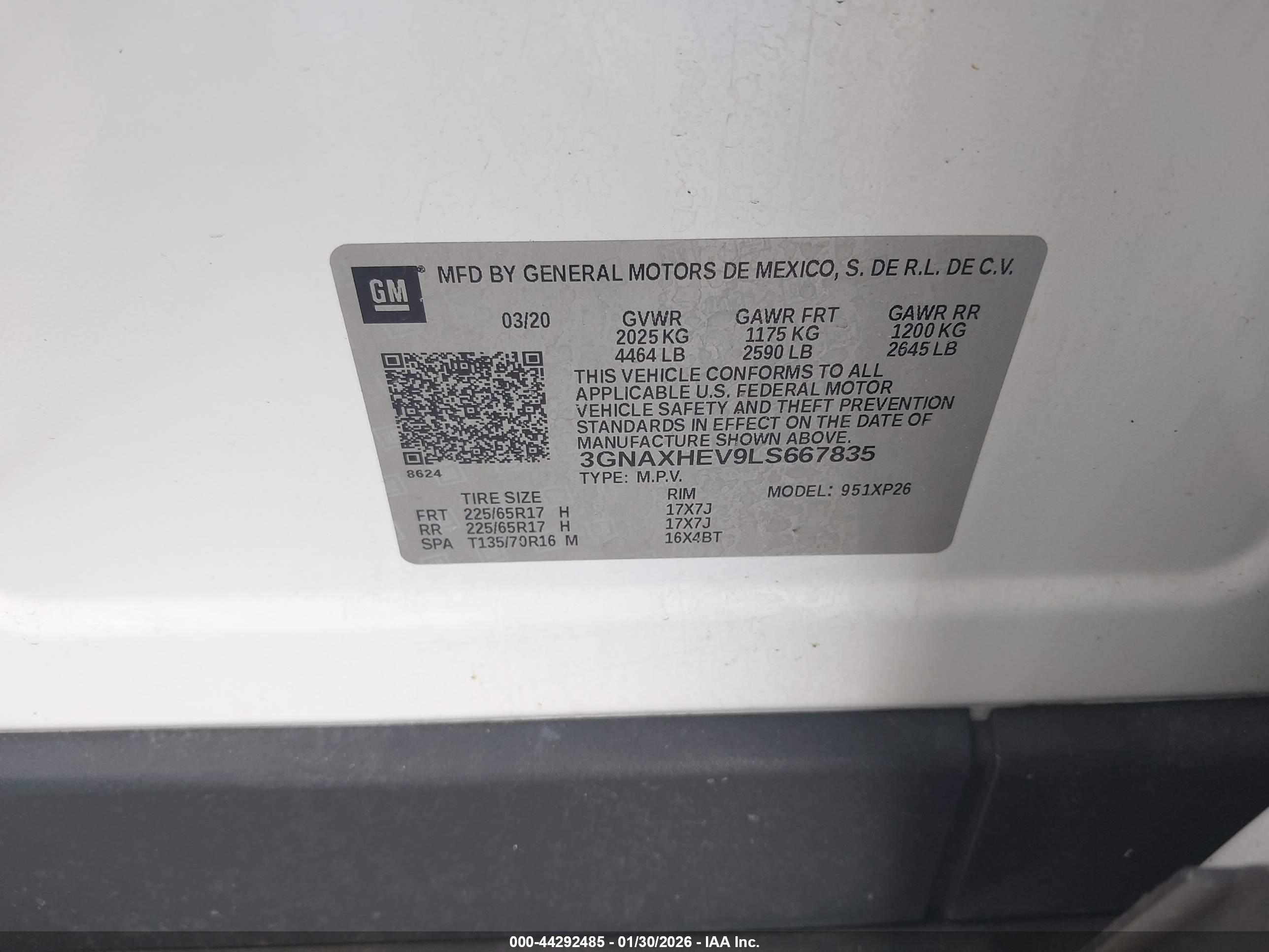 CHEVROLET EQUINOX image 9