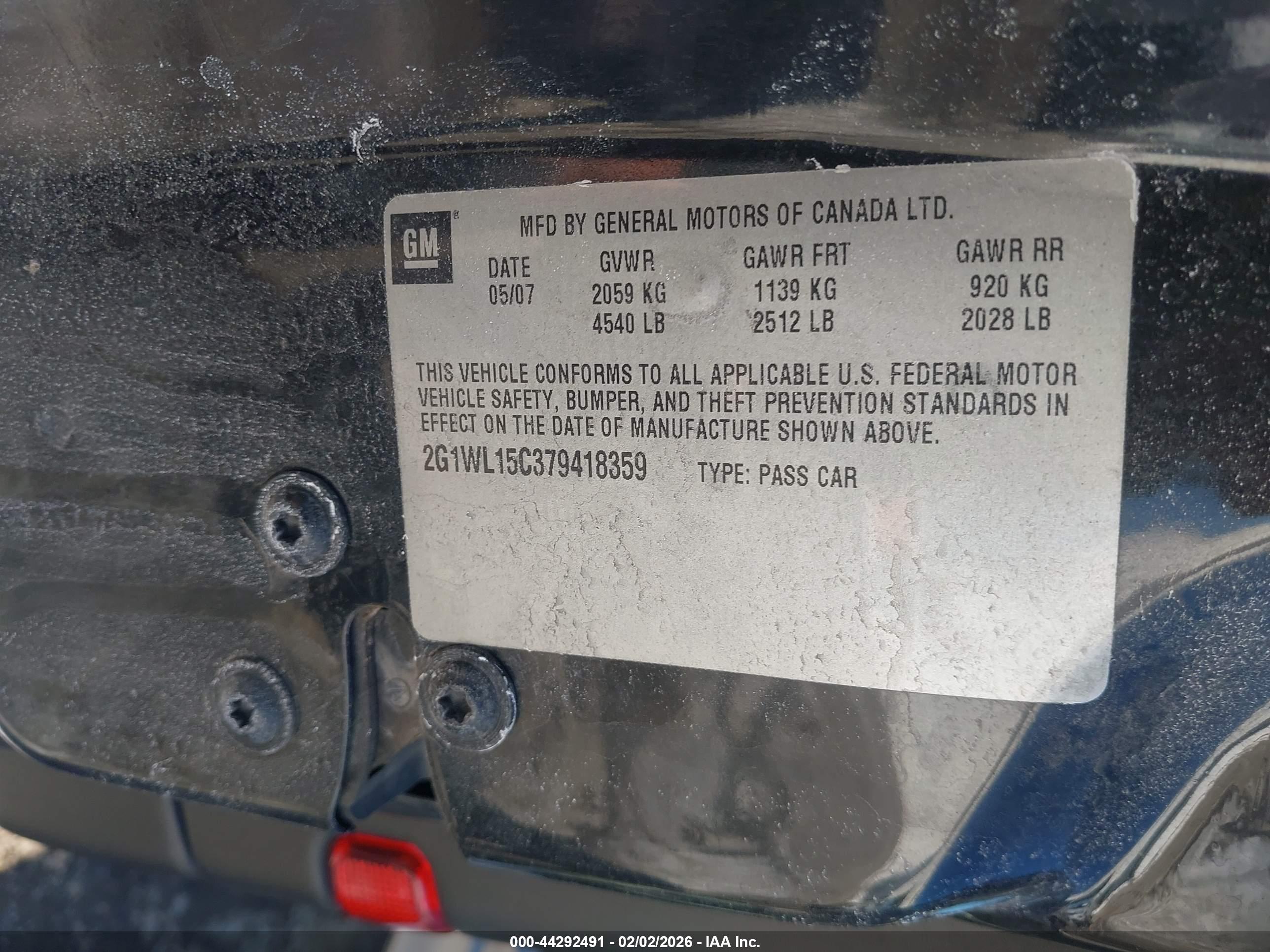 CHEVROLET MONTE image 9