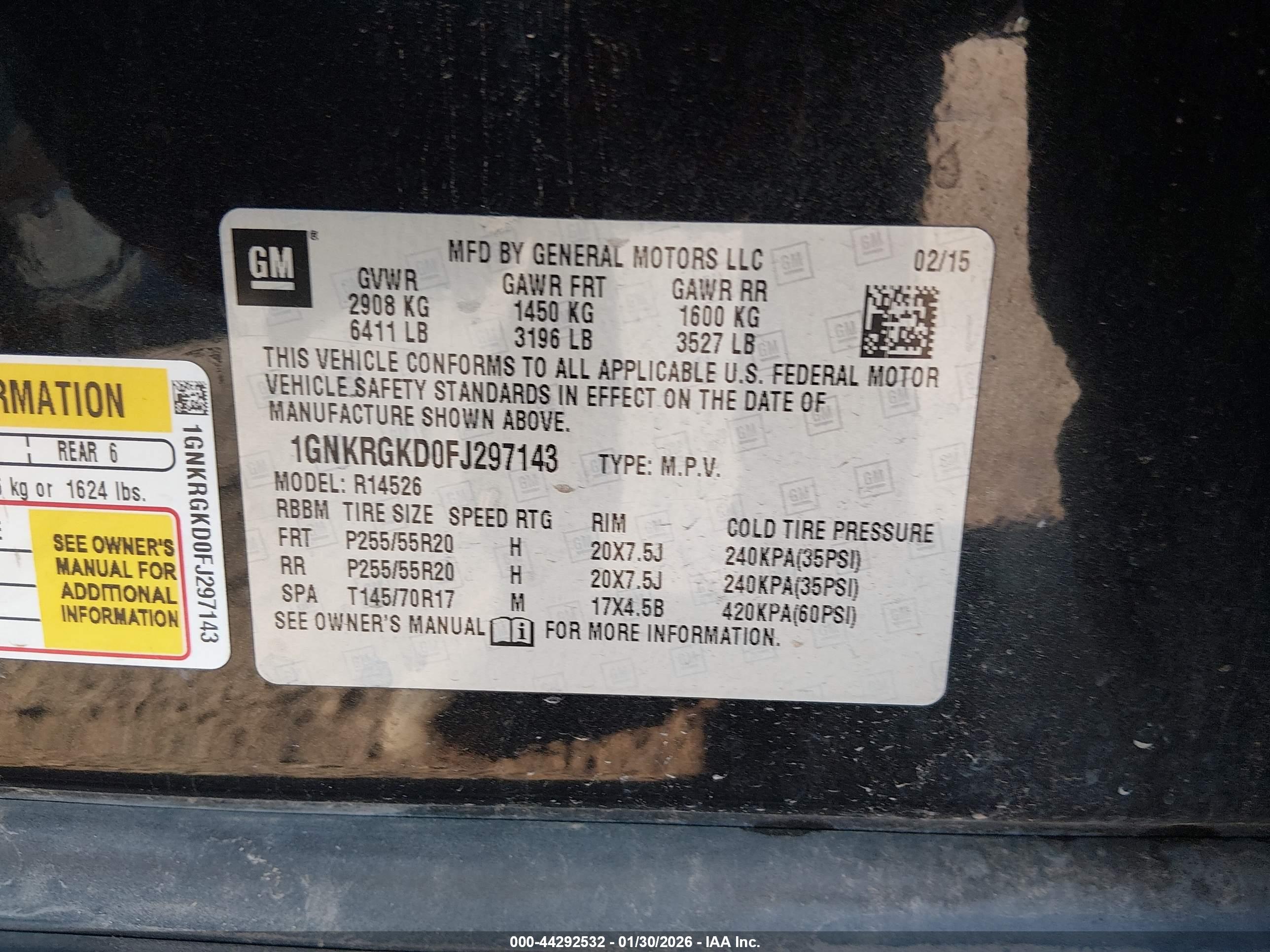 CHEVROLET TRAVERSE image 9