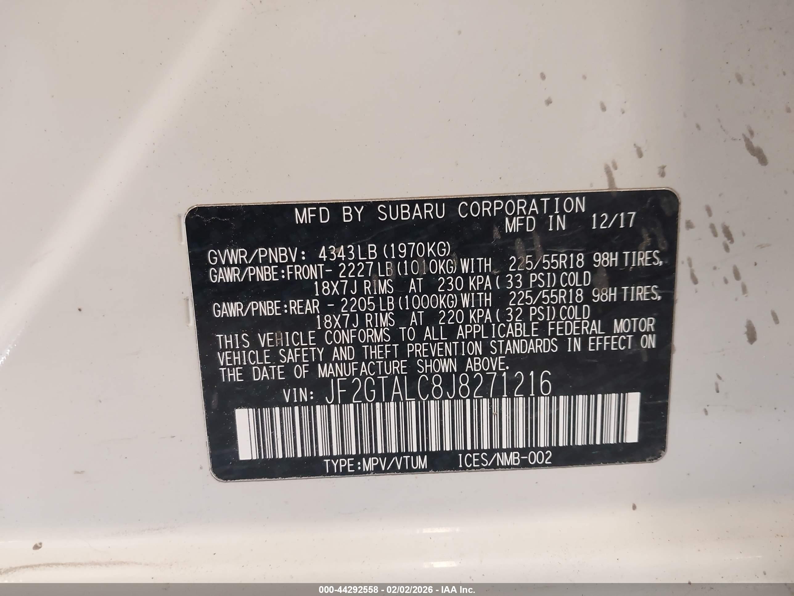 SUBARU CROSSTREK image 9