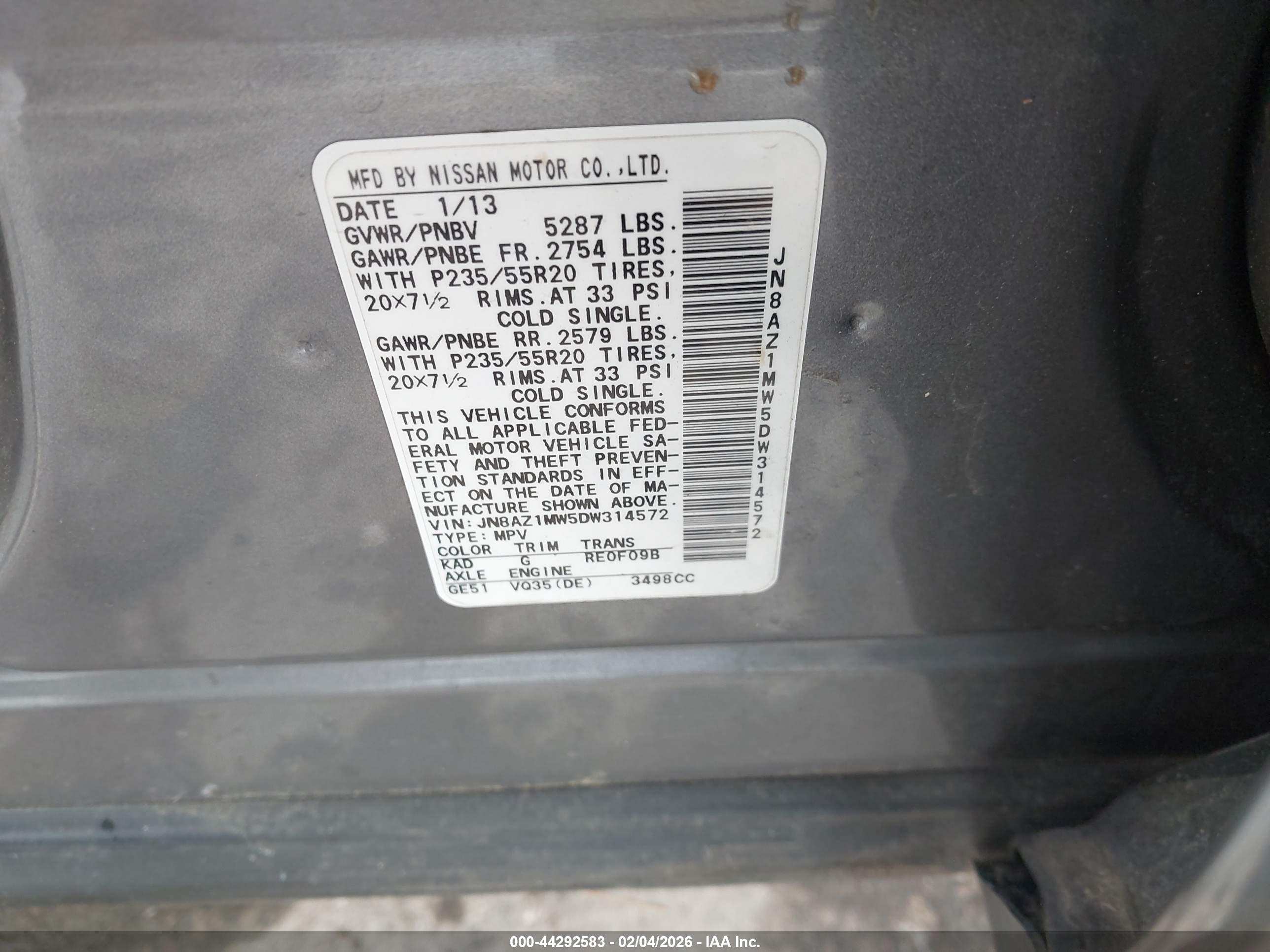 NISSAN MURANO image 9