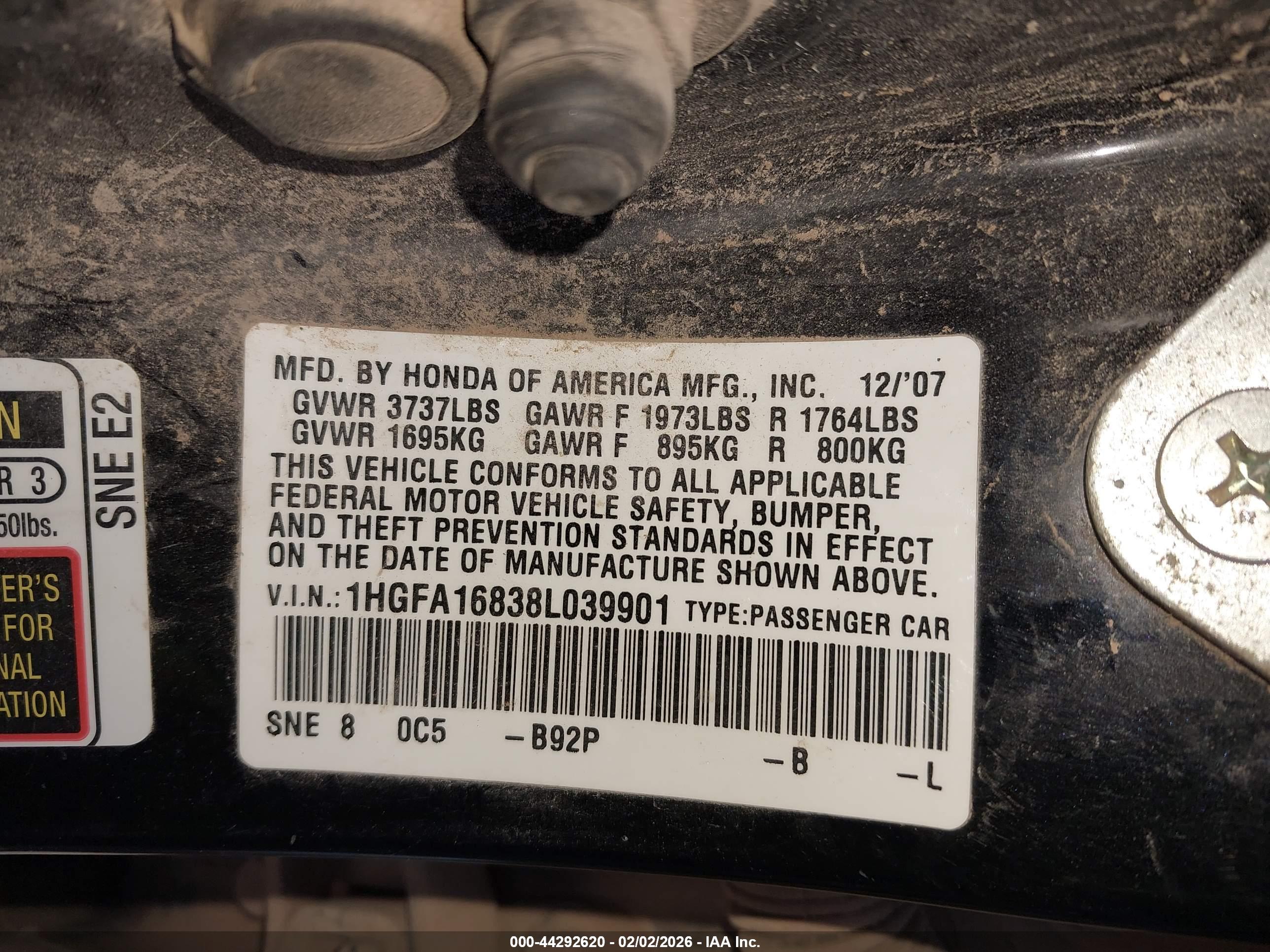 HONDA CIVIC image 9