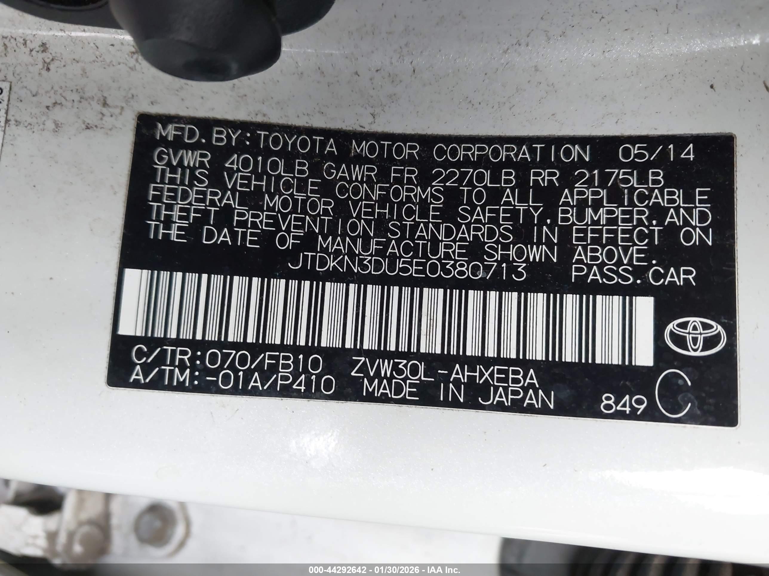 TOYOTA PRIUS image 9