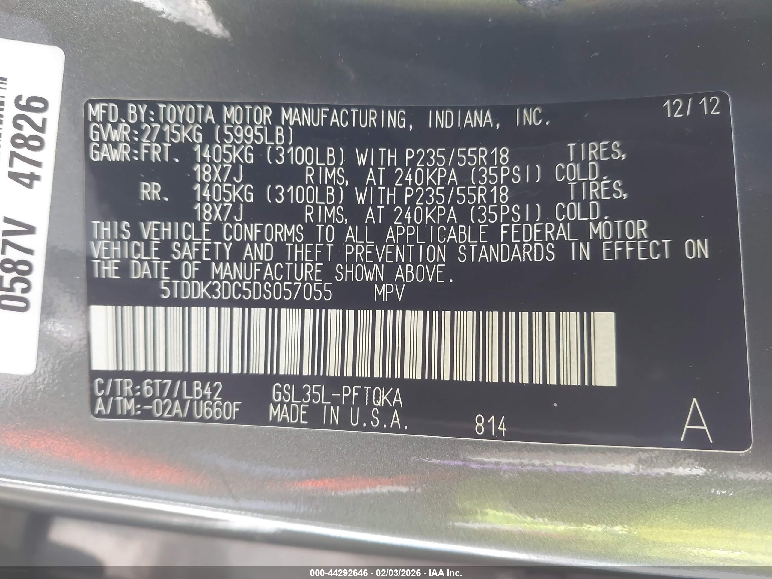 TOYOTA SIENNA image 9