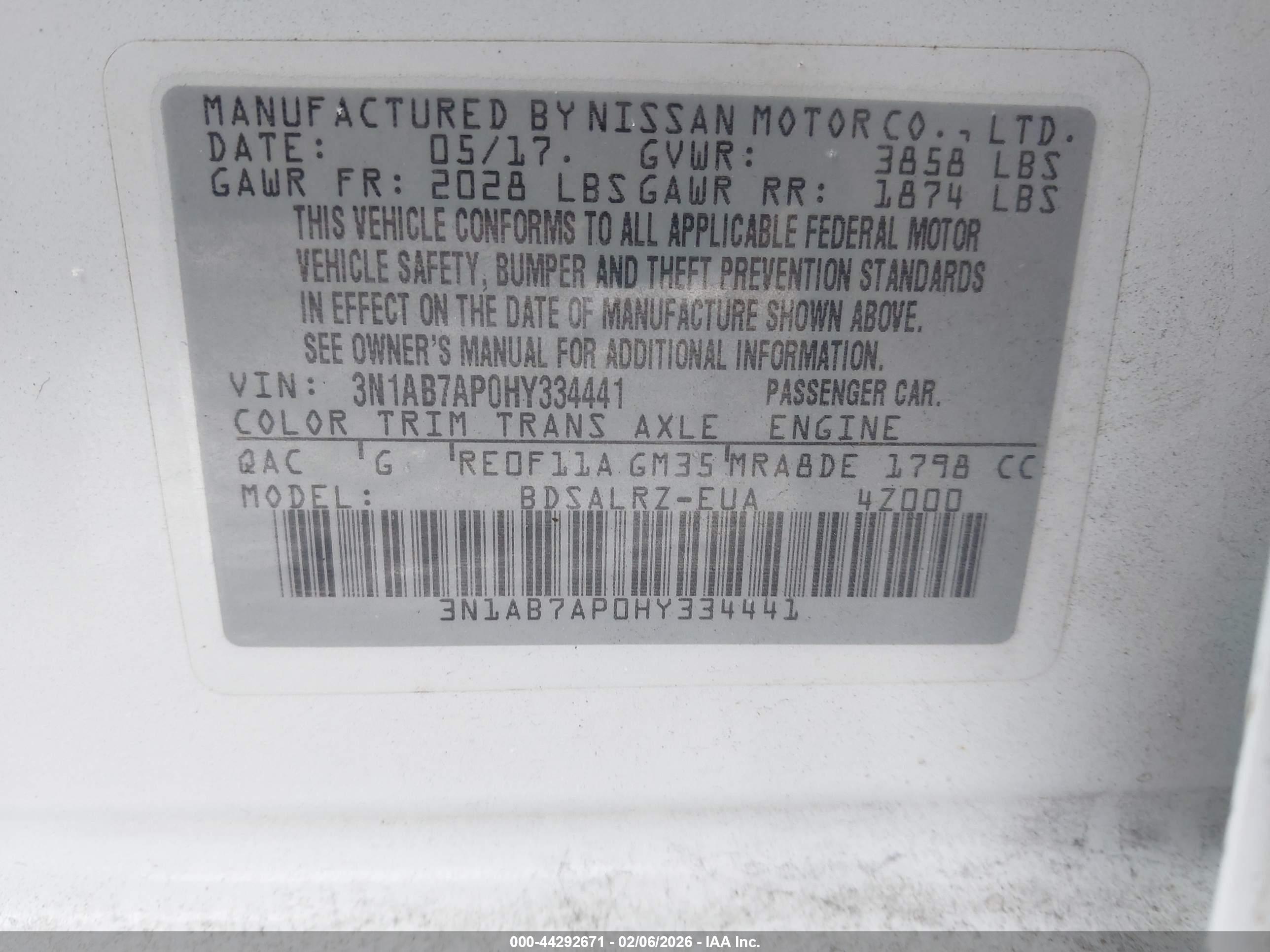 NISSAN SENTRA image 9