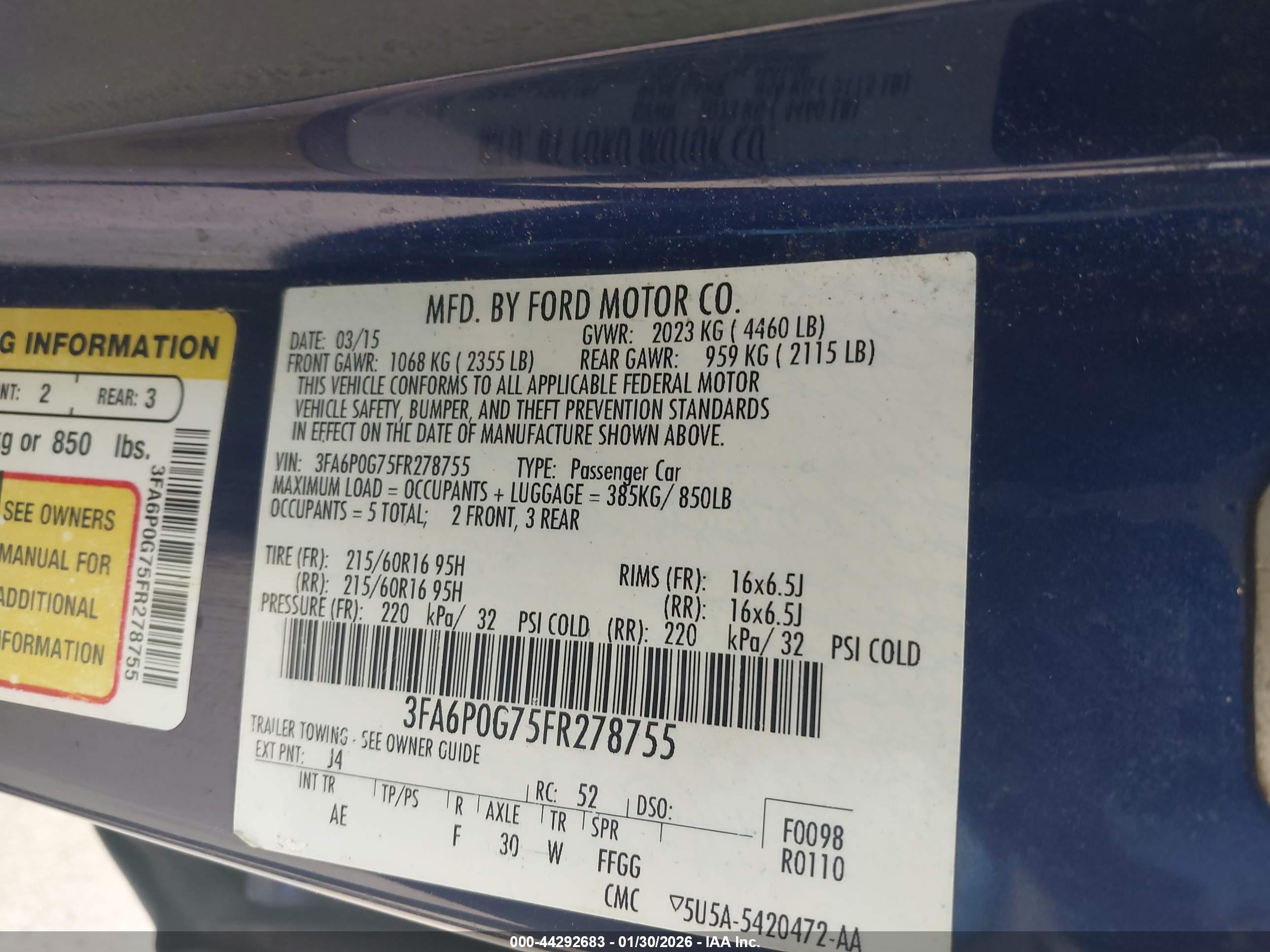 FORD FUSION image 9