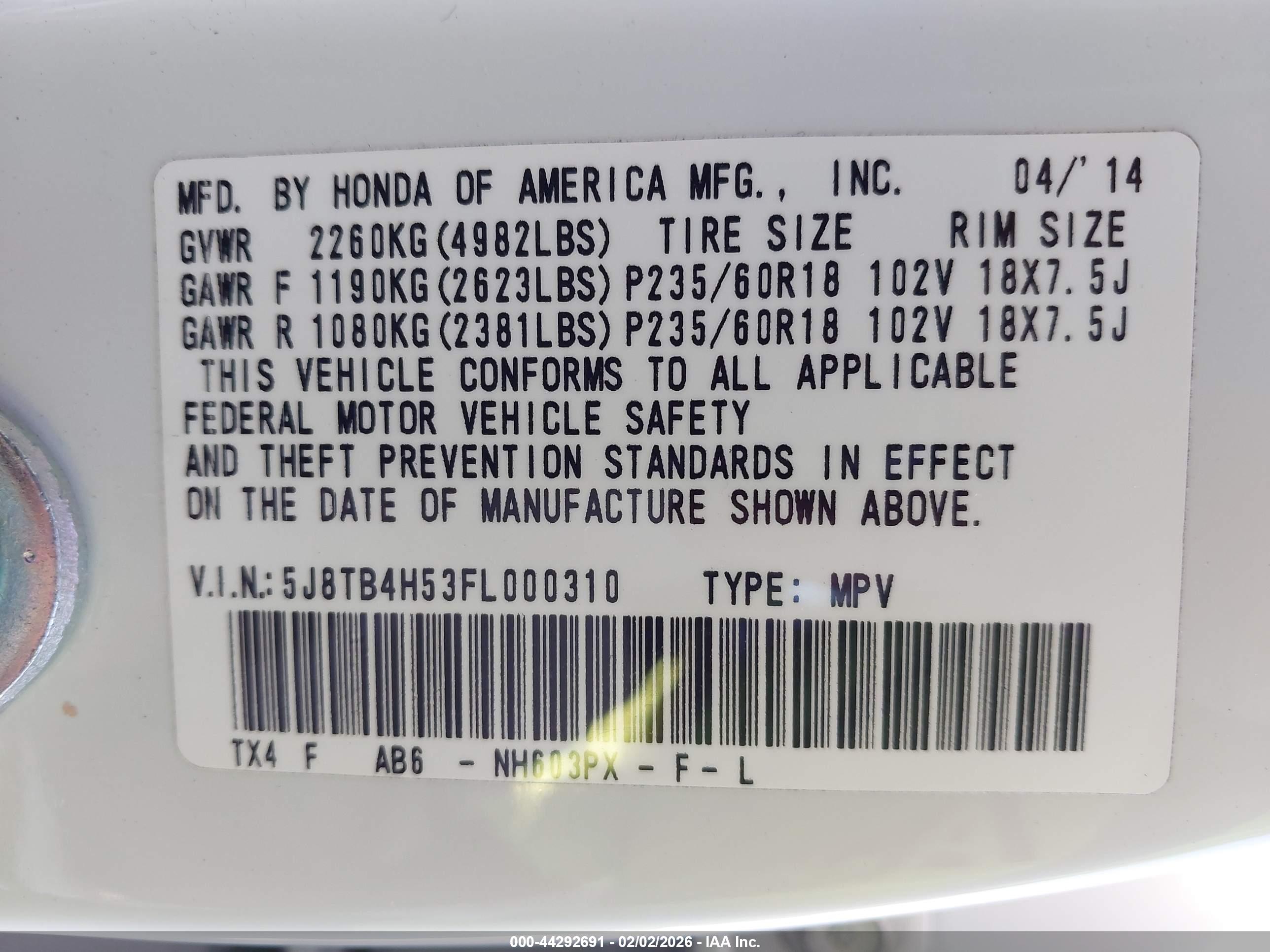 ACURA RDX image 9