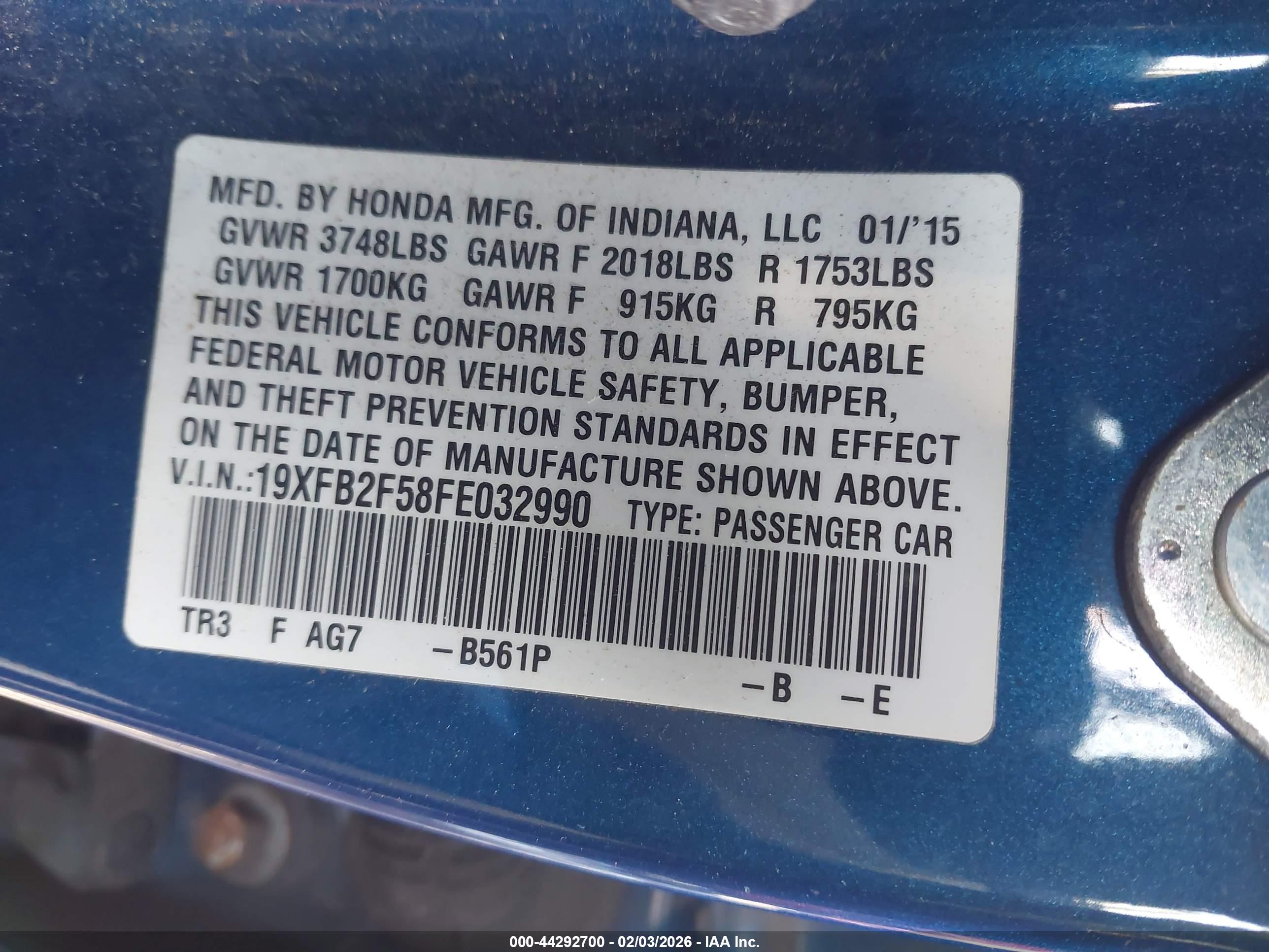 HONDA CIVIC image 9