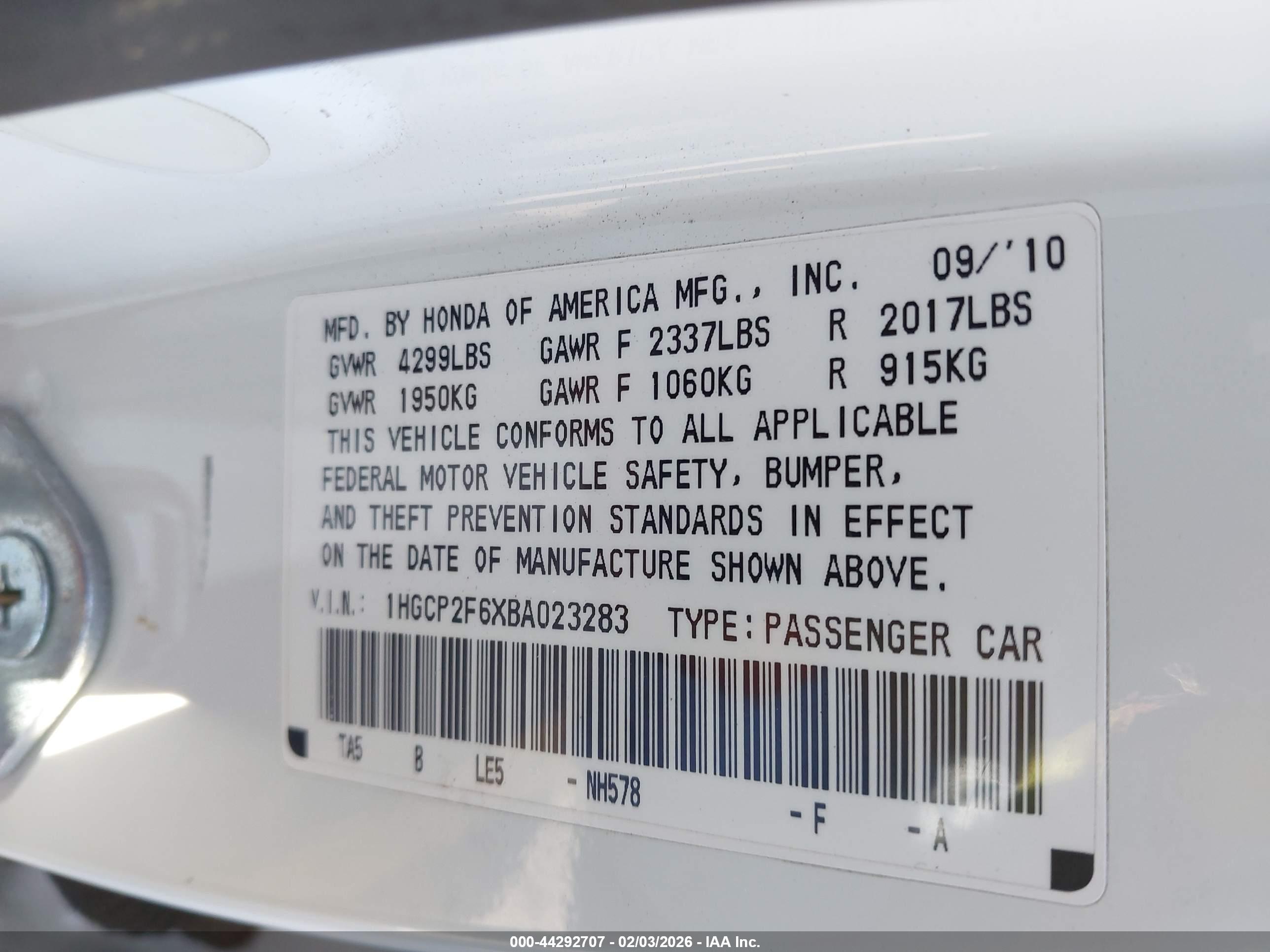 HONDA ACCORD image 9
