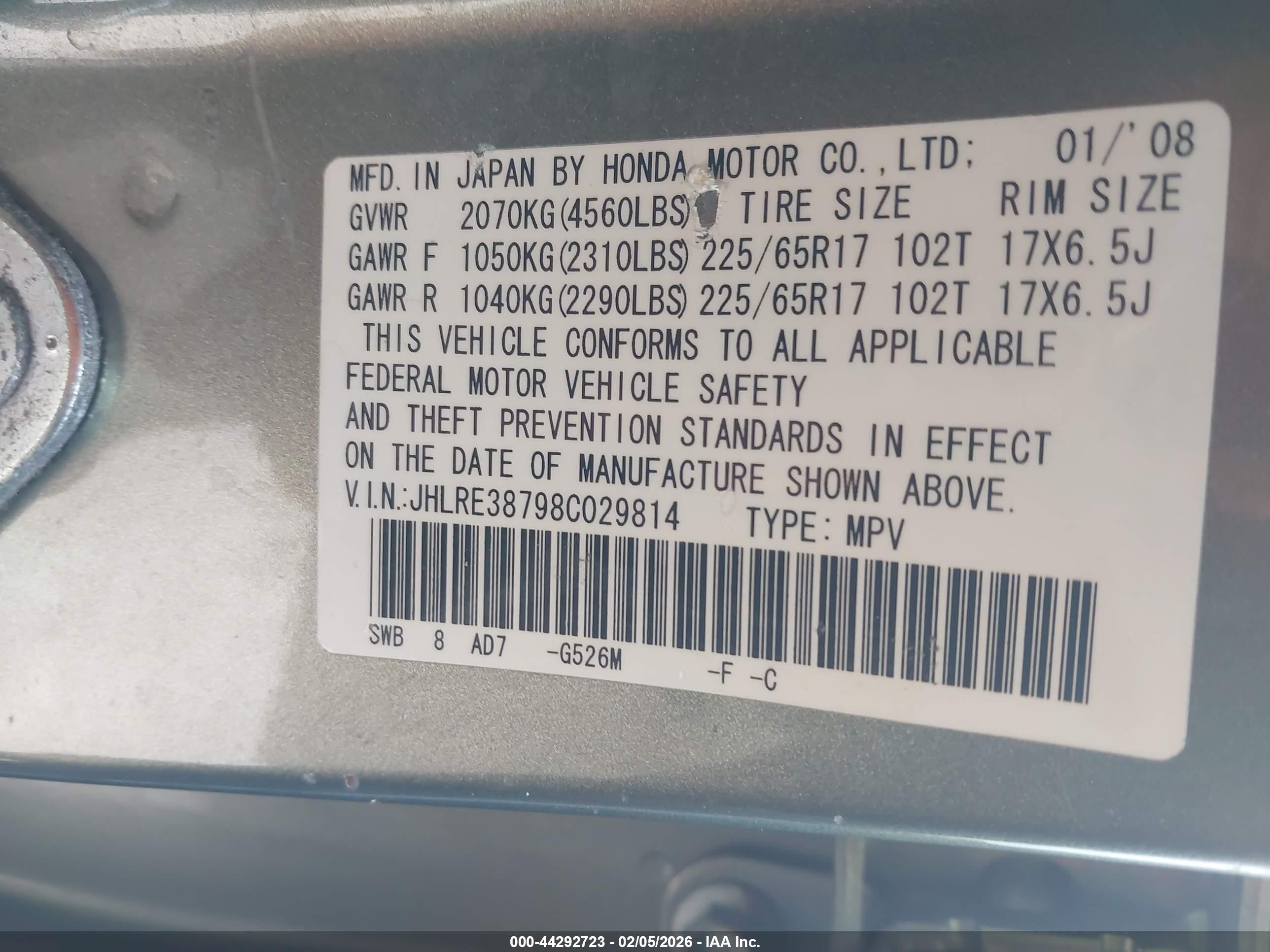 HONDA CR-V image 9