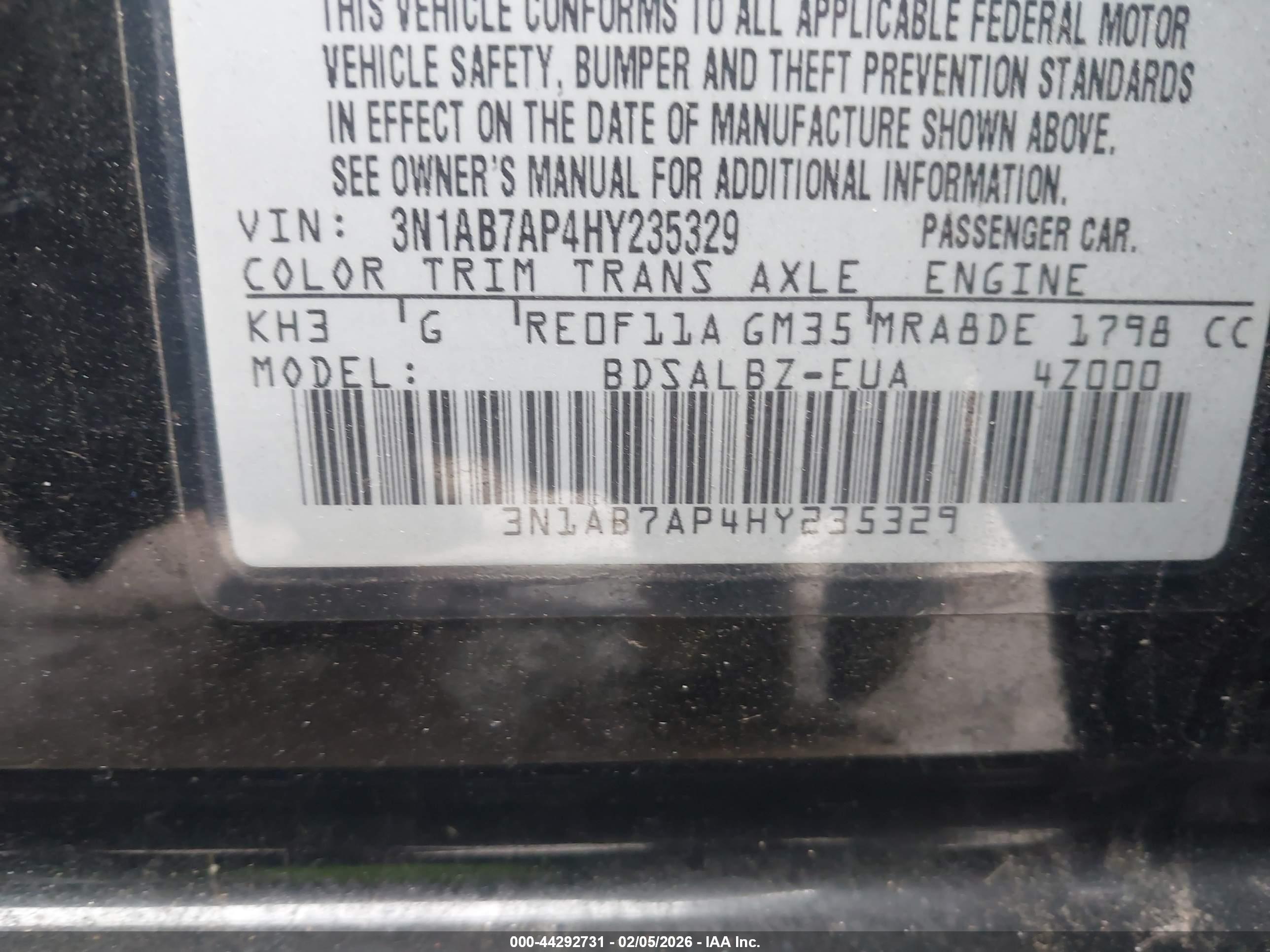 NISSAN SENTRA image 9