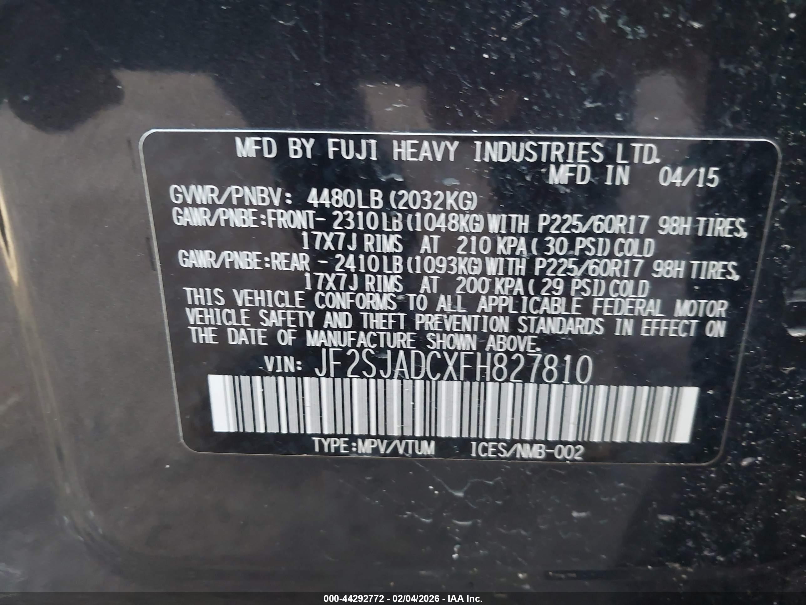 SUBARU FORESTER image 9