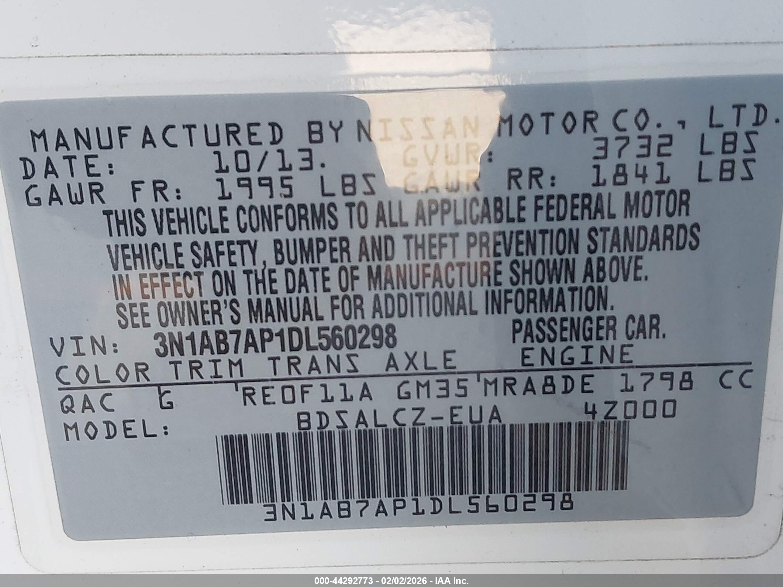 NISSAN SENTRA image 9