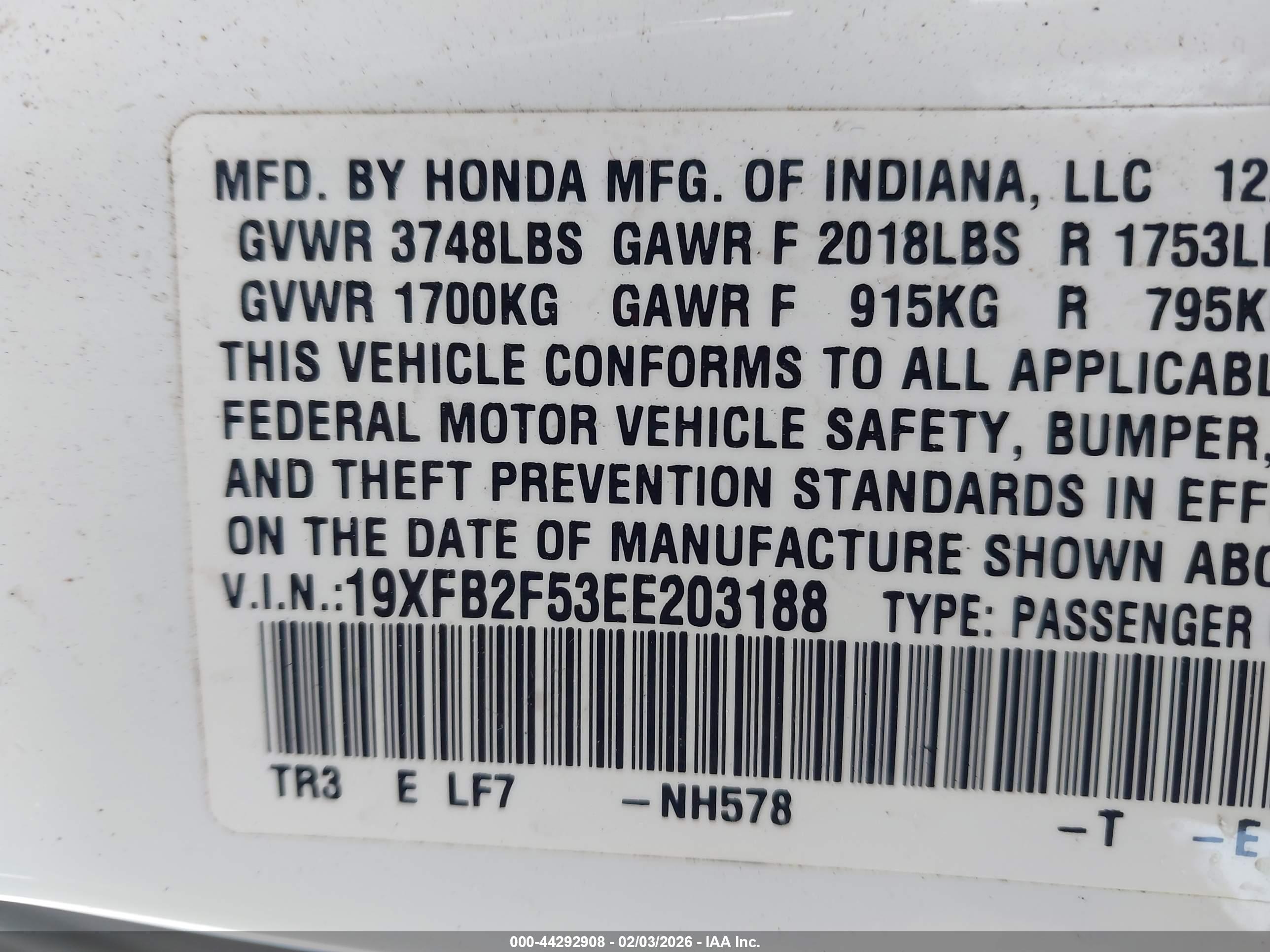 HONDA CIVIC image 9