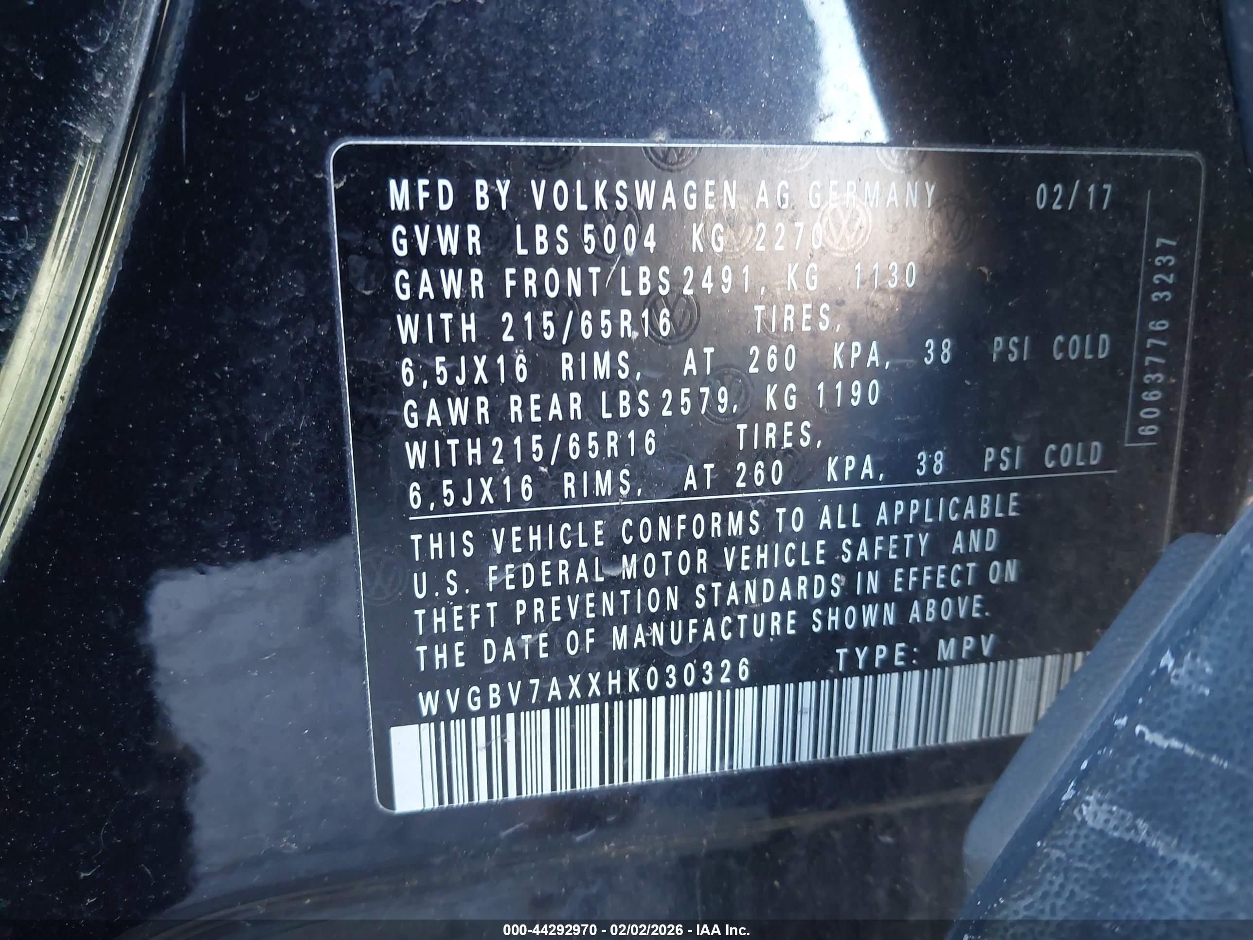 VOLKSWAGEN TIGUAN image 9