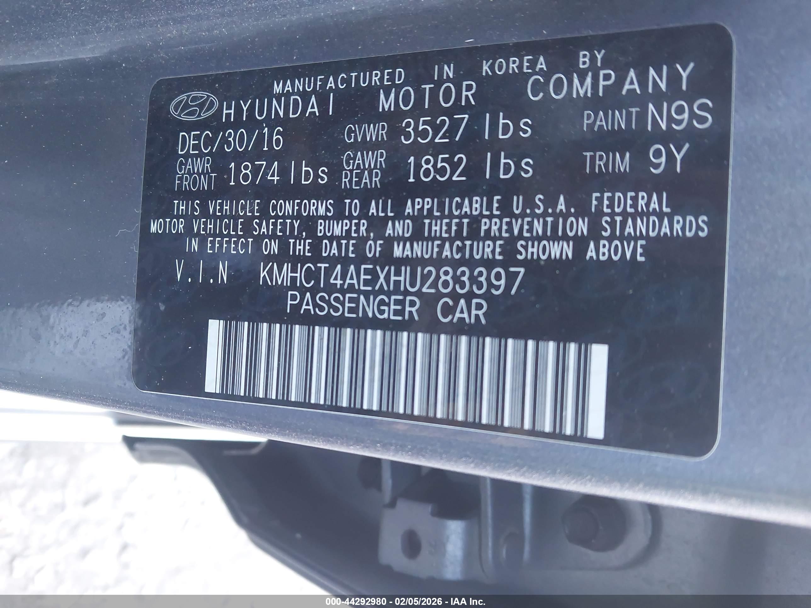 HYUNDAI ACCENT image 9