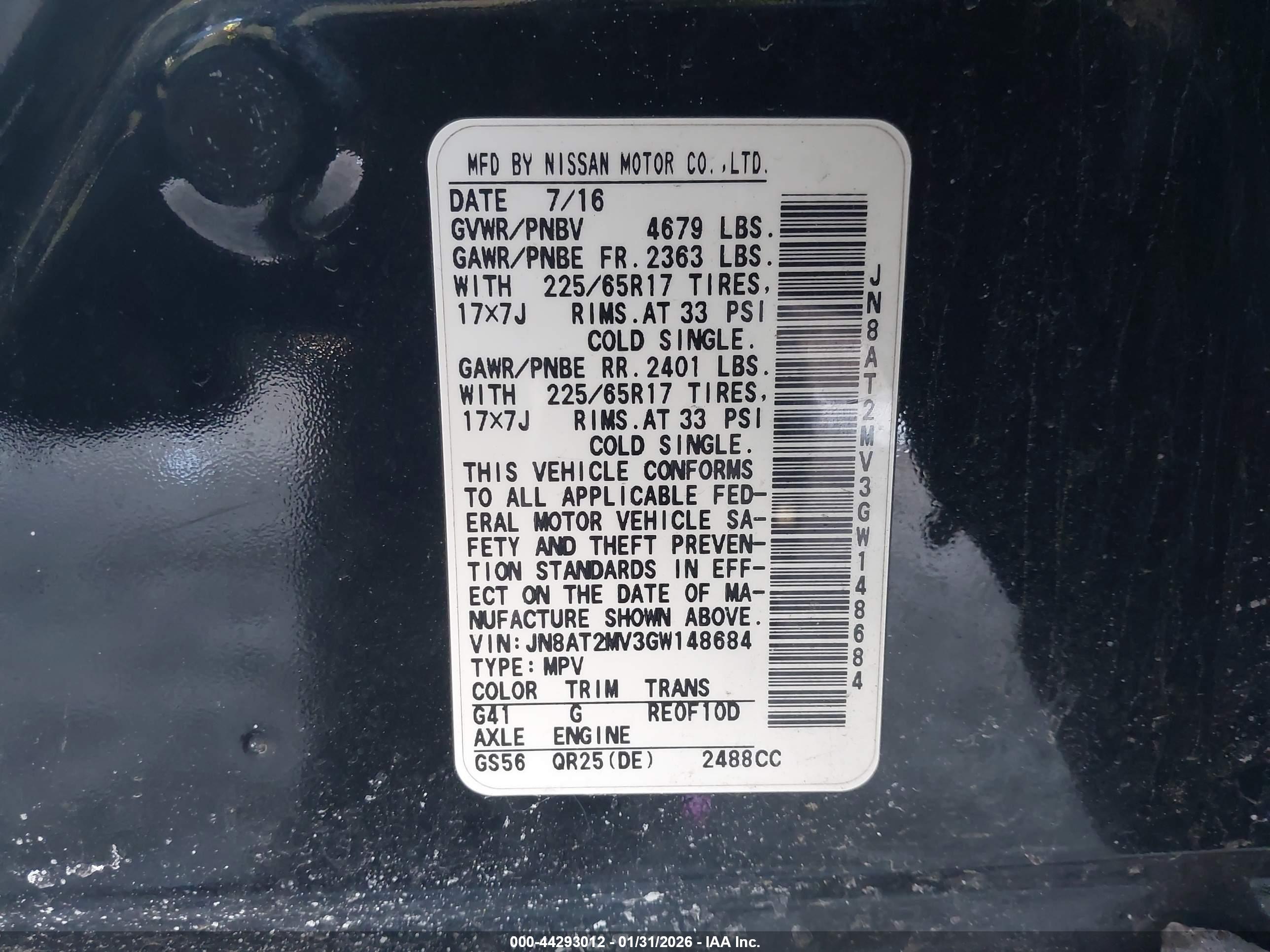 NISSAN ROGUE image 9