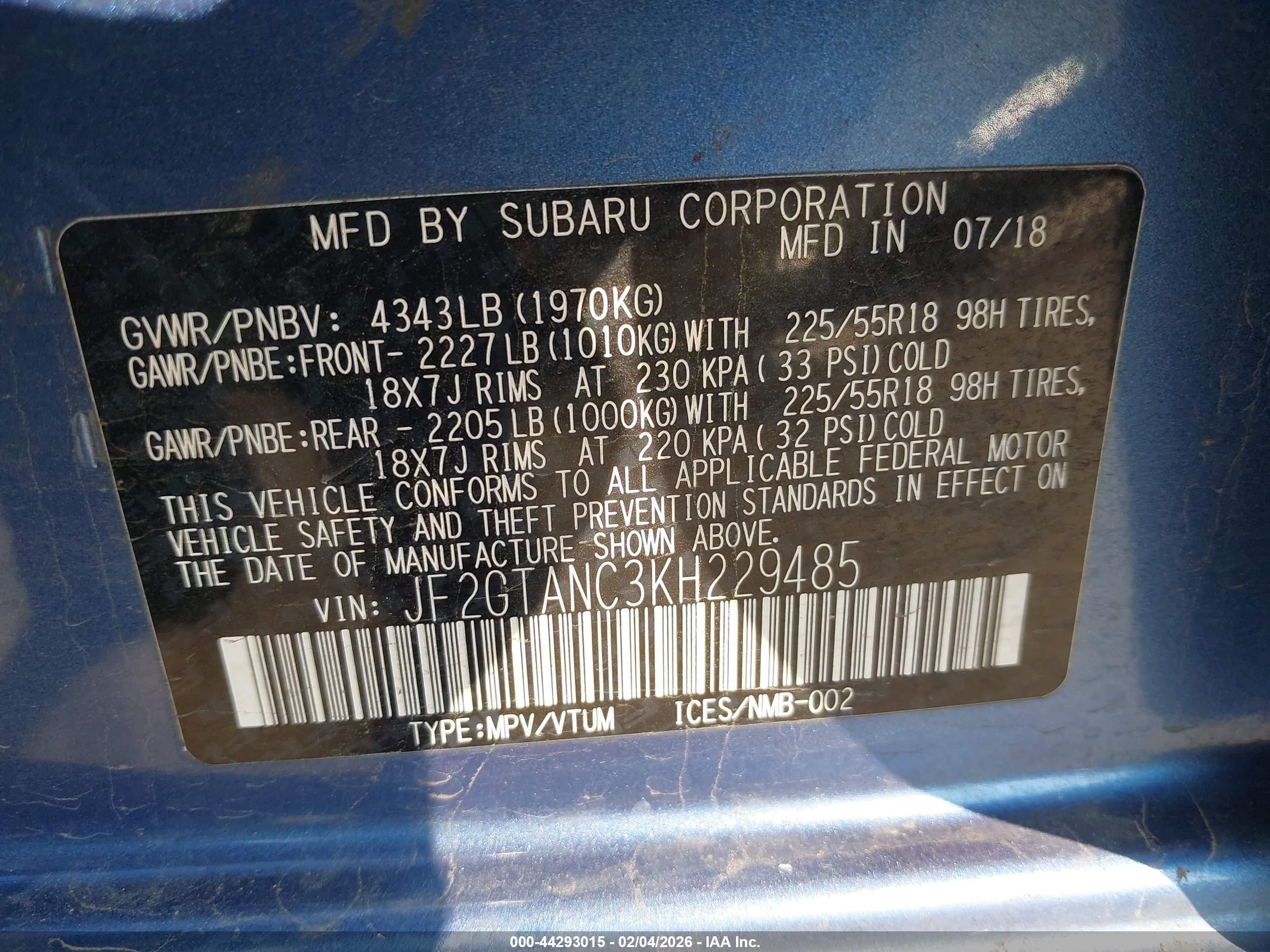 SUBARU CROSSTREK image 9