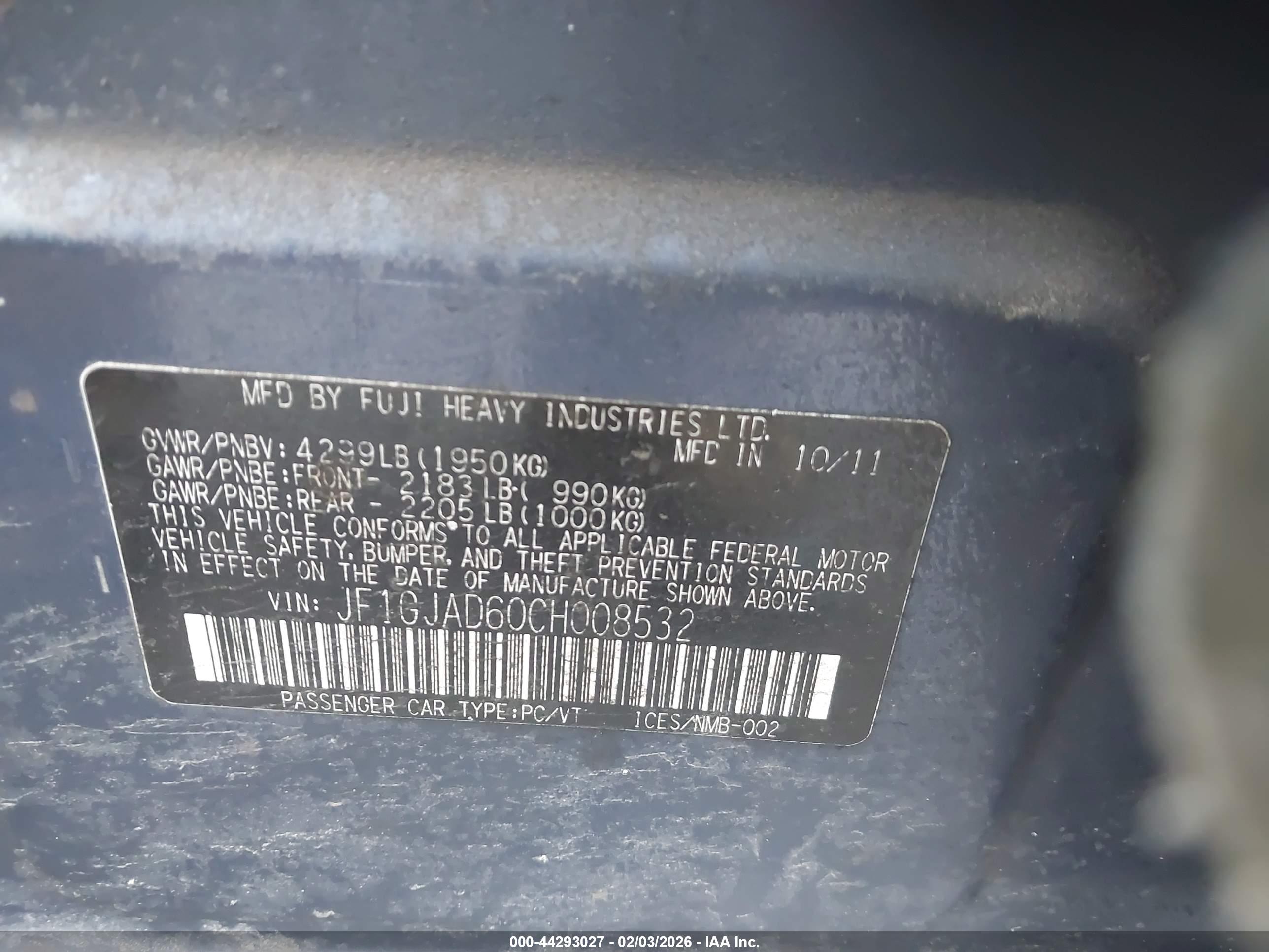 SUBARU IMPREZA image 9