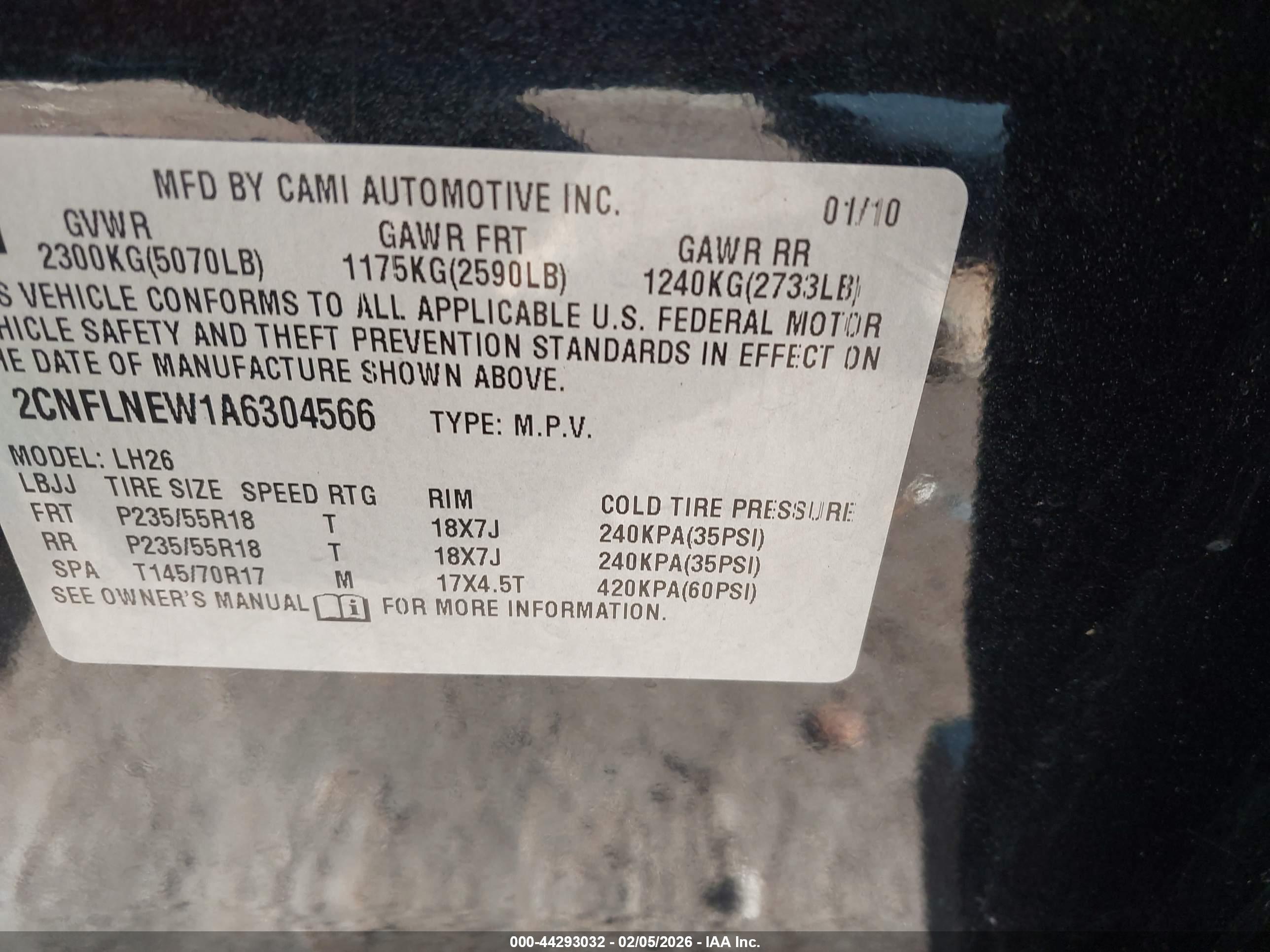CHEVROLET EQUINOX image 9