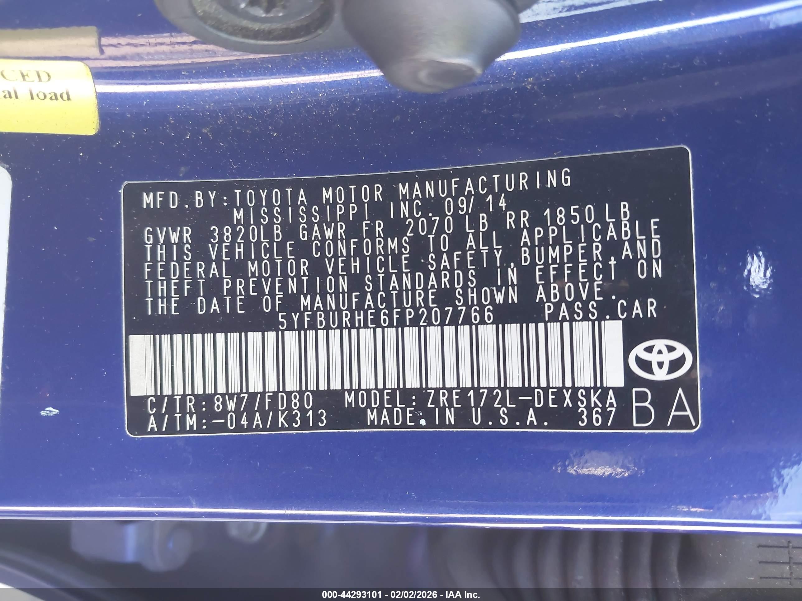 TOYOTA COROLLA image 9
