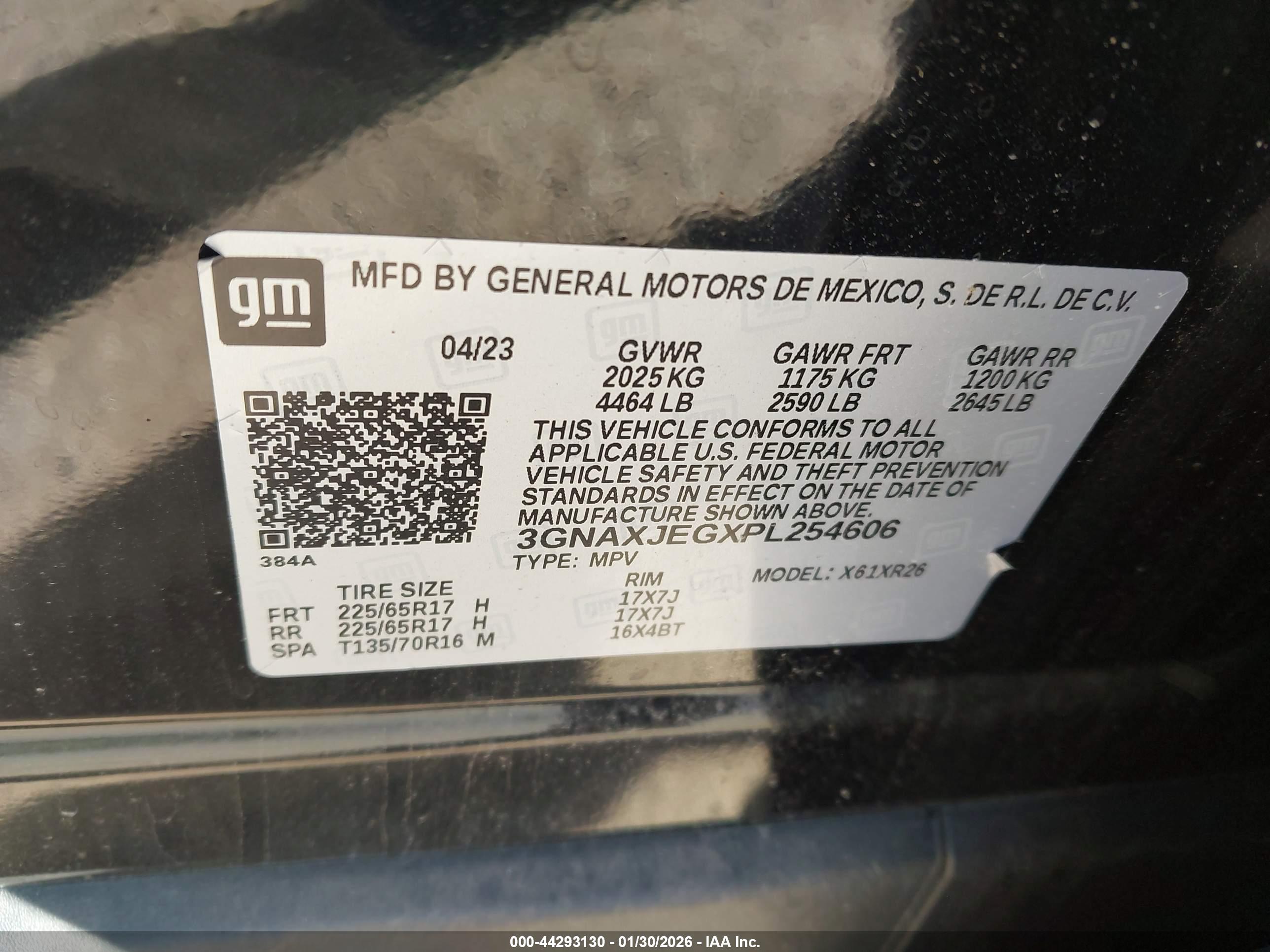CHEVROLET EQUINOX image 9